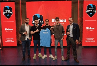 Mahou Cinco Estrellas ,eSports ,Movistar Riders, programapublicidad, muy grande