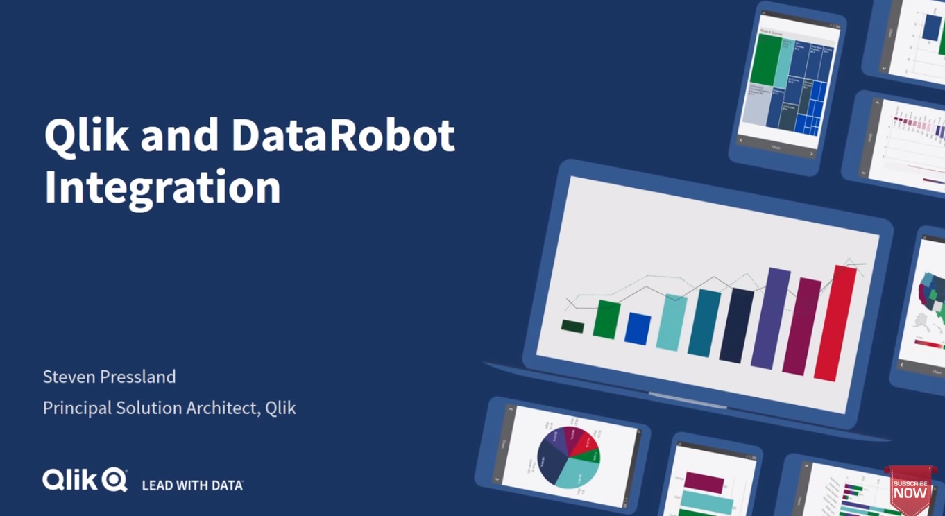 Qlik ,DataRobot ,Integration, programapublicidad