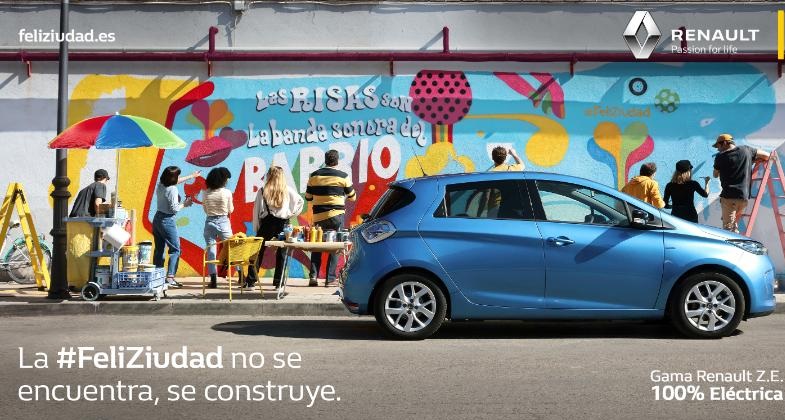 Renault lanza ‘FeliZiudad’ en Spotify,  la primera campaña ‘Happy Targeting’ en España  