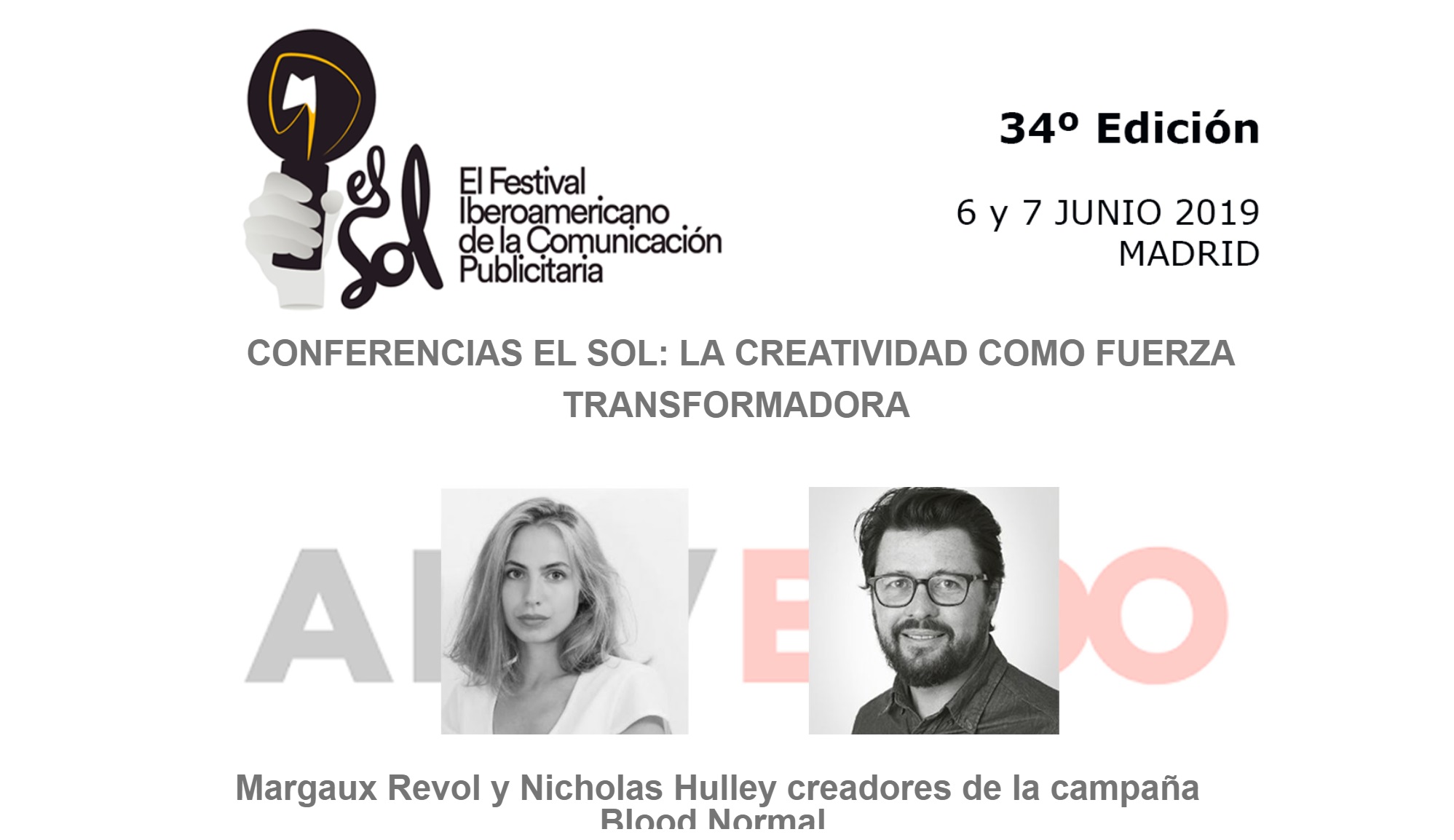 Conferencias El Sol: La Creatividad, fuerza transformadora, con Margaux Revol y Nicholas Hulley