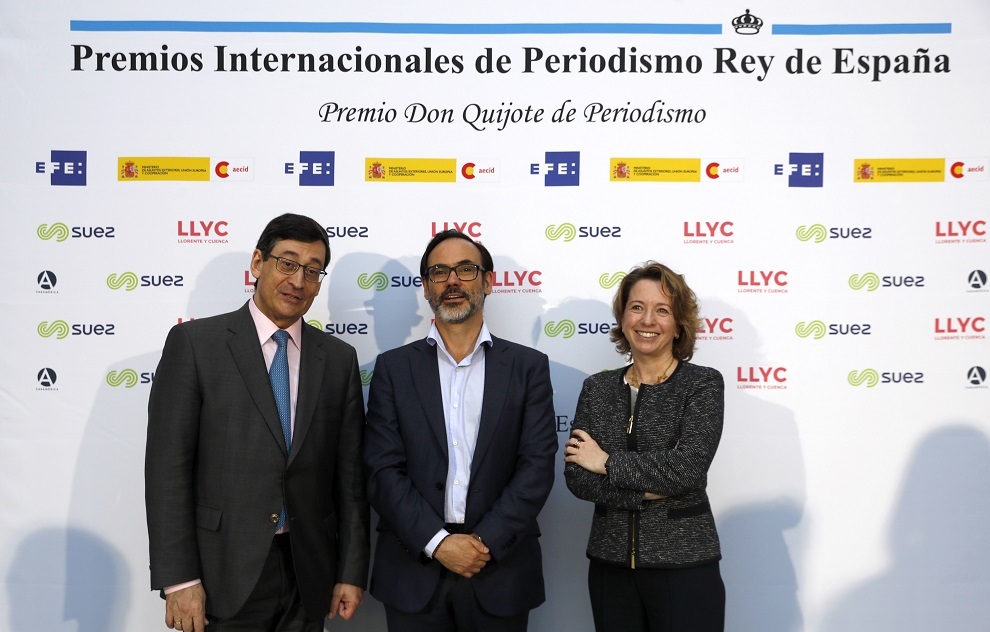 Arturo Pinedo, Socio ,Director General Regional , LLYC; Fernando Gareda, Presidente , Agencia EFE , Luisa García, Socia , Directora General Regional ,LLYC, programapublicidad,