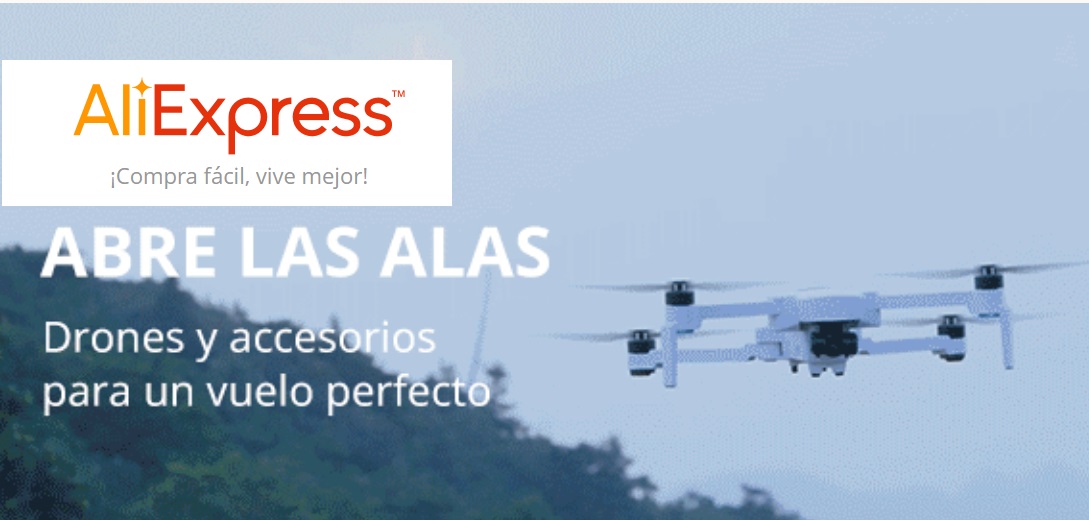 aliexpress, drones, programapublicidad,