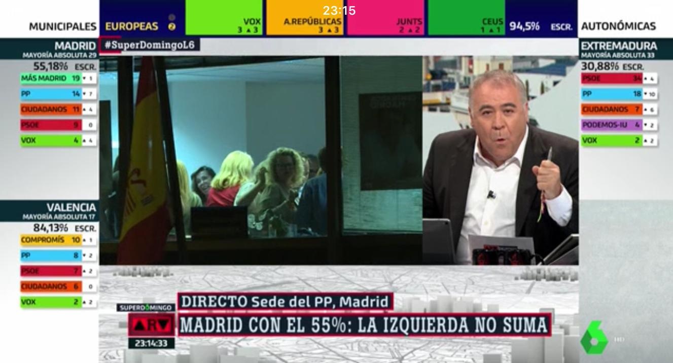 garcia ferreras, ARV, elecciones 26M, lasexta, programapublicidad,