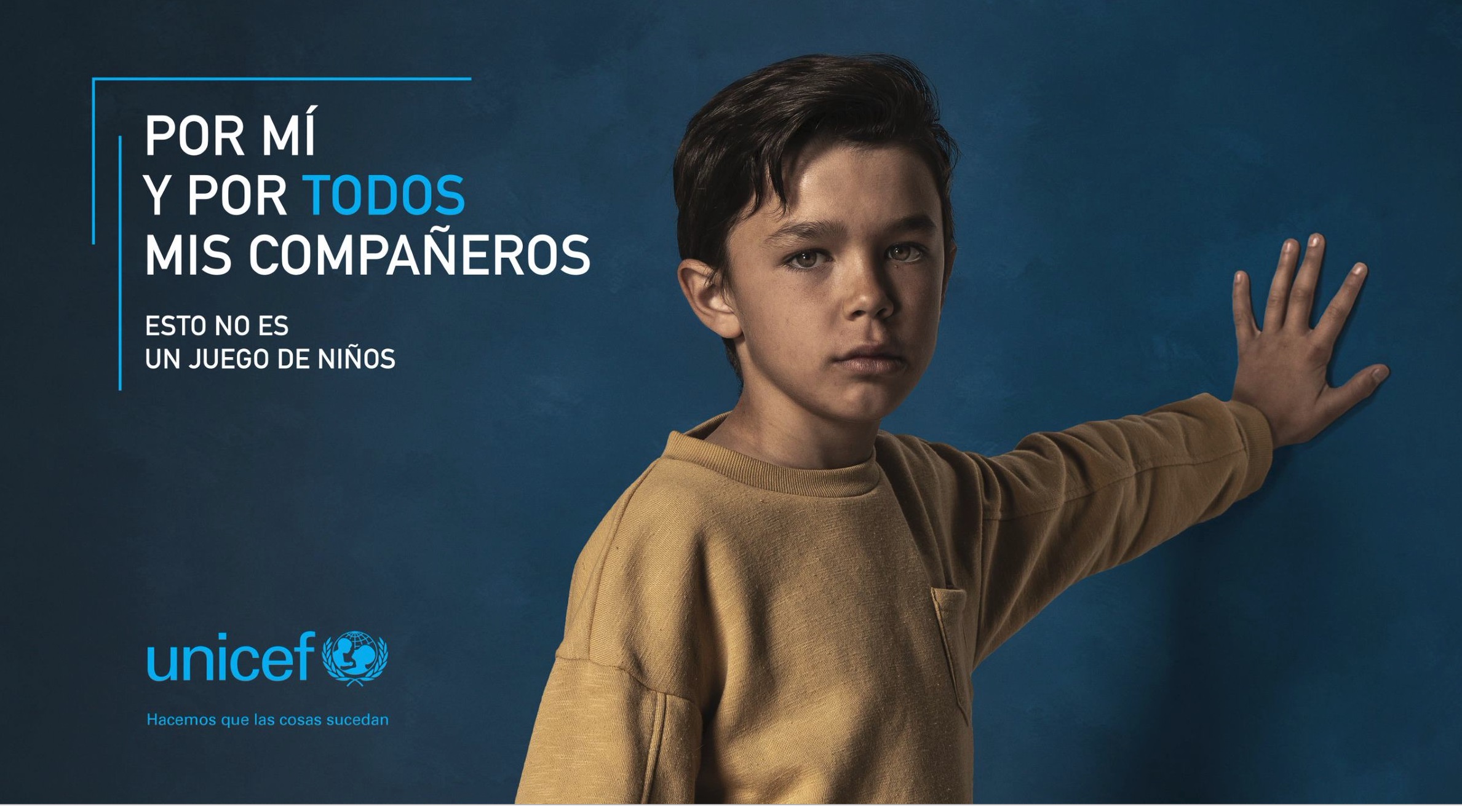 gyro, Madrid , Por mí , y por todos mis compañeros, campaña integrada , UNICEF Comité Español, programapublicidad,