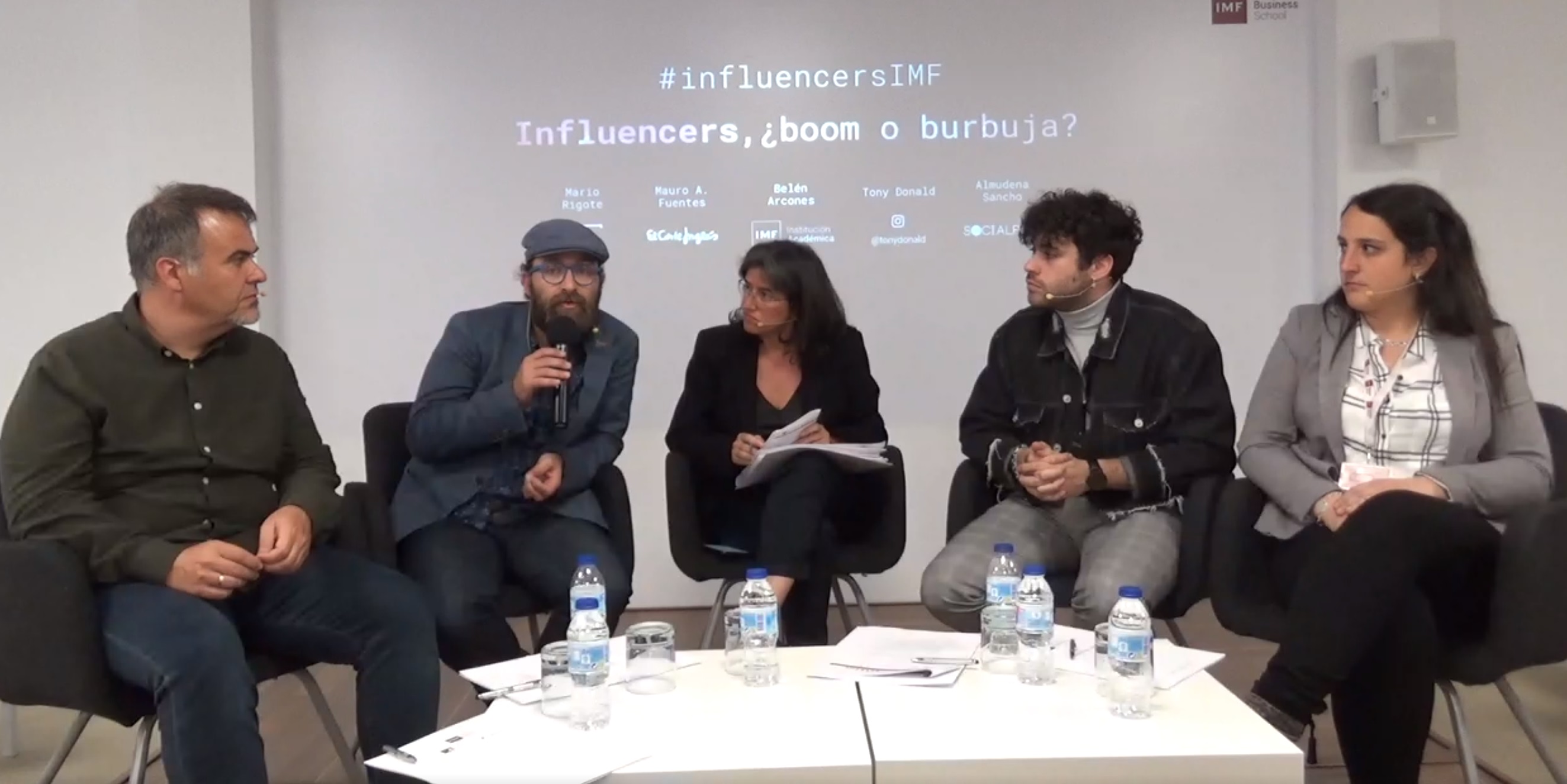 #influencersIMF, boom, burbuja, Rigote, Vizz, Mauro fuentes, corte ingles, Arcones, IMF, Donald, Almudena Sanchez, Socialpubli, programapublicidad