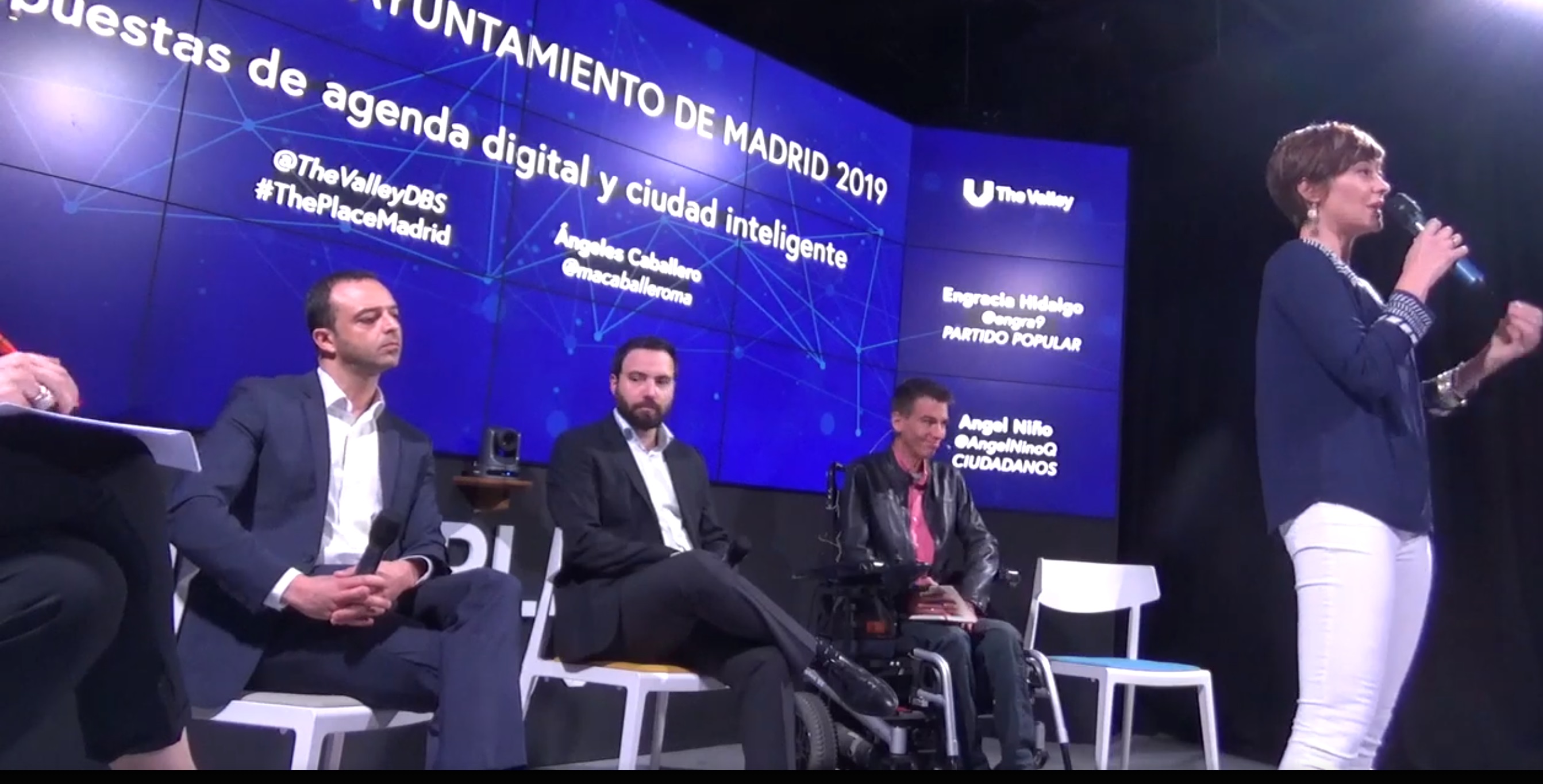 presentacion, debate, the valley, niño, ciudadanos, ayuntamiento madrid, pablo soto, mas madrid, alfredo gonzalez, psoe, angeles caballero, programapublicidad,