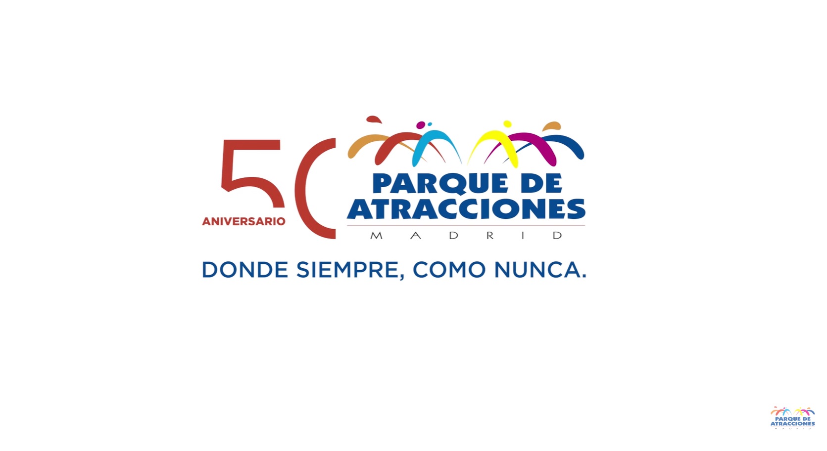 50 aniversario ,Parque de Atracciones, entrada, Madrid, programapublicidad