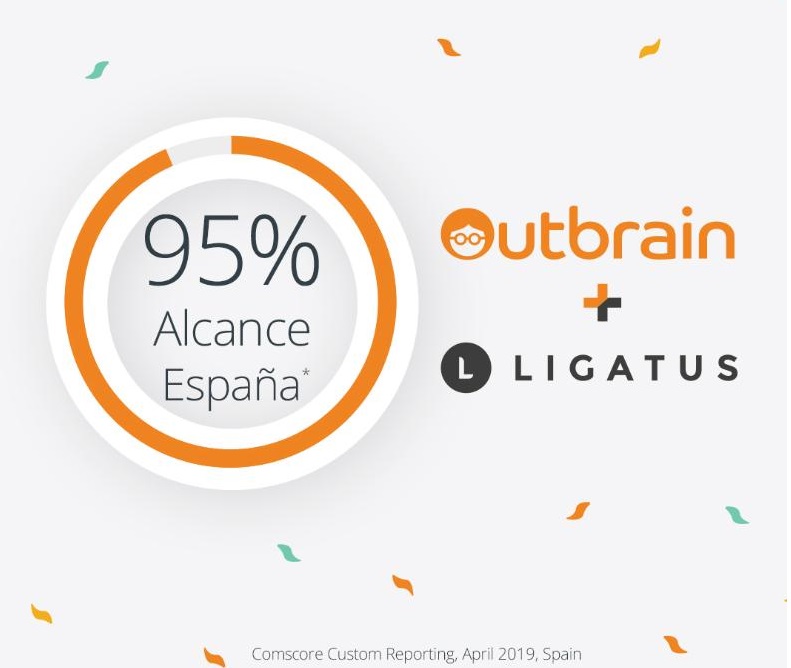 95% alcance, outbrain, ligatus, programapublicidad,