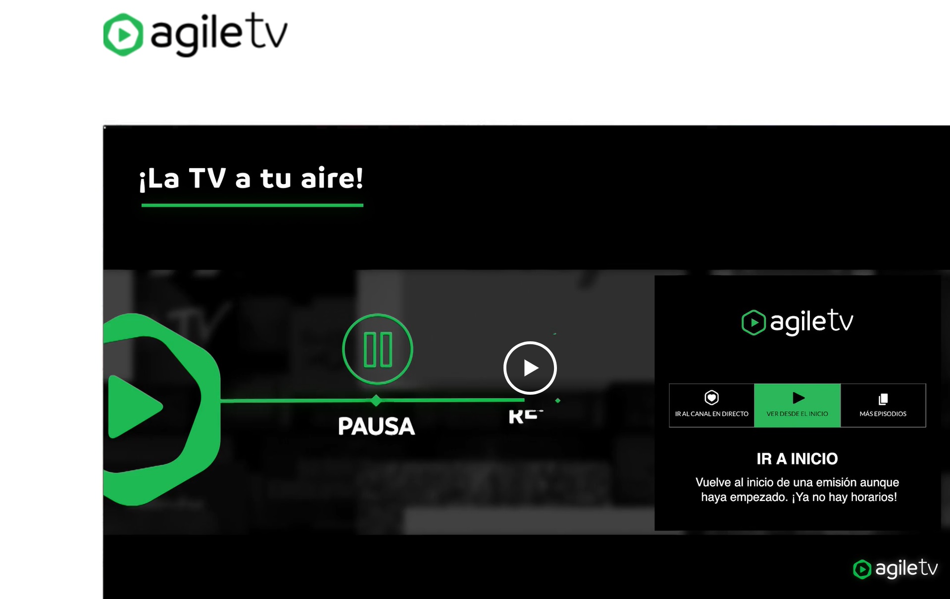 agile, tv. rakuten , programapublicidad,