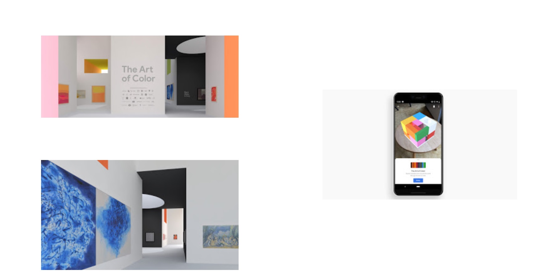 nueva Galería de Bolsillo , Google Arts & Culture , el arte , color , realidad aumentada, programapublicidad,