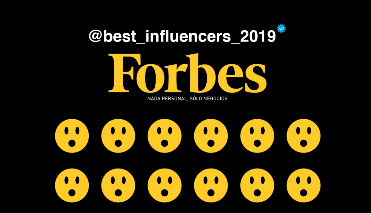Forbes , presenta ,lista , The Best Influencers ,2019, programapublicidad,
