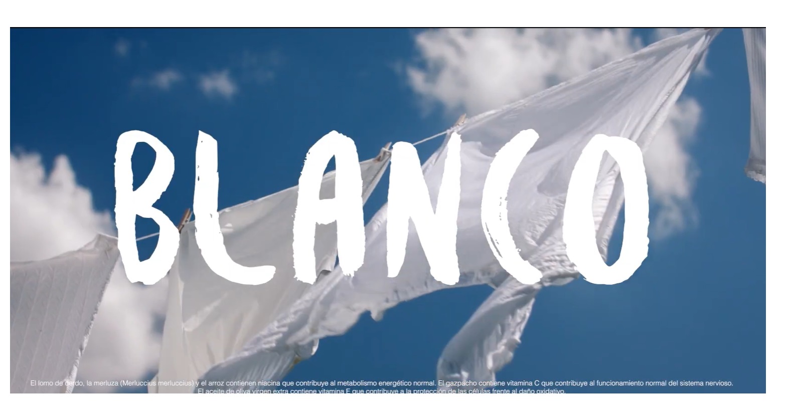 blanco, Spot , Los Colores de lo Bueno , INTERPORC, programapublicidad,