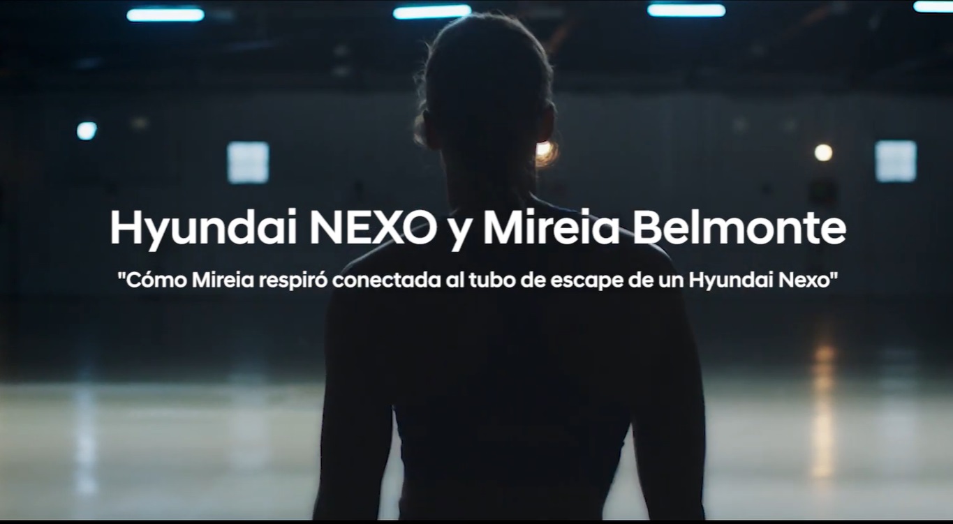 hyundai, nexo, mireia belmonte, tubo escape,programapublicidad,