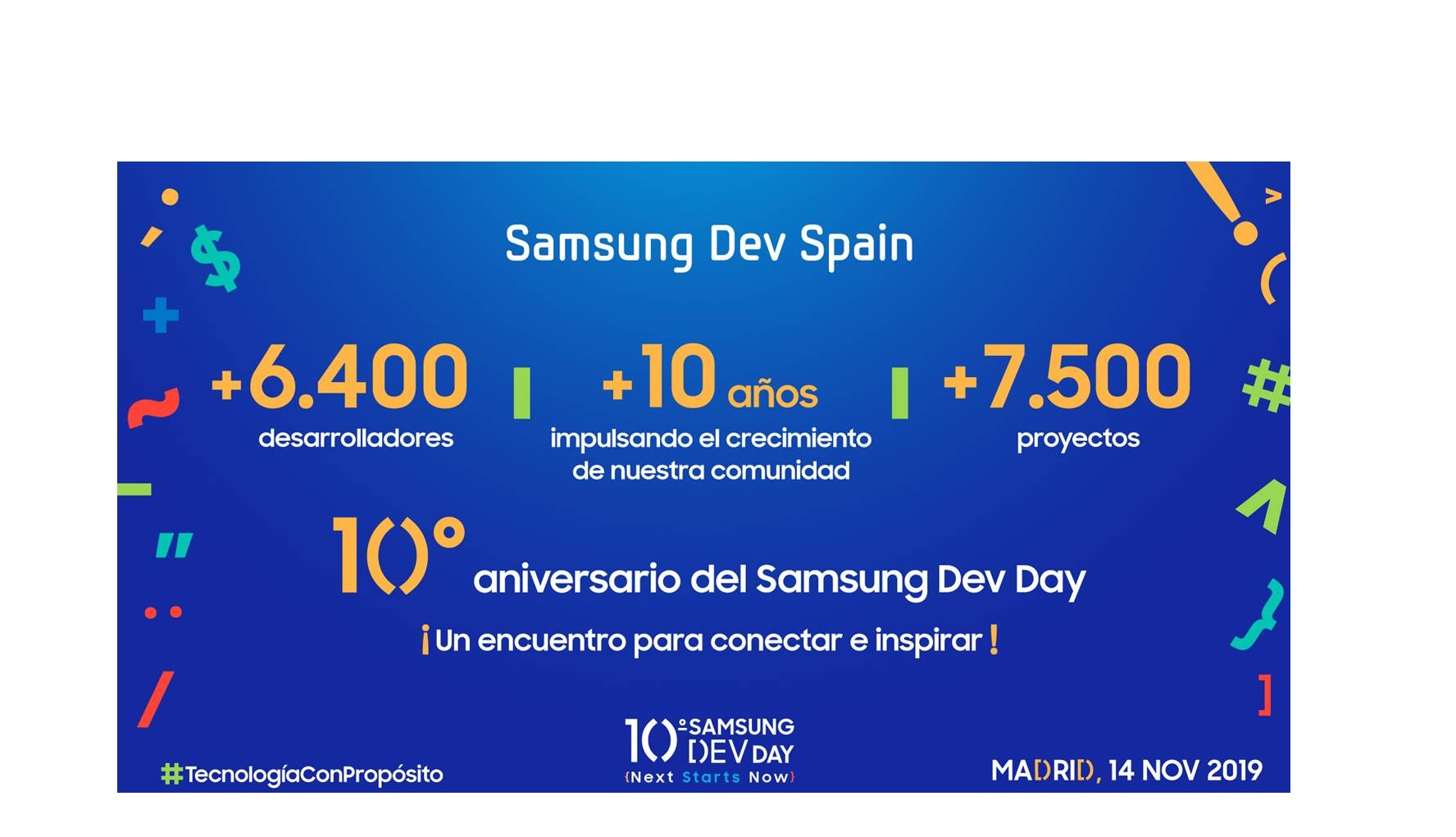 Samsung ,Dev Day Inscripciones abiertas , 10ª edición, programapublicidad,