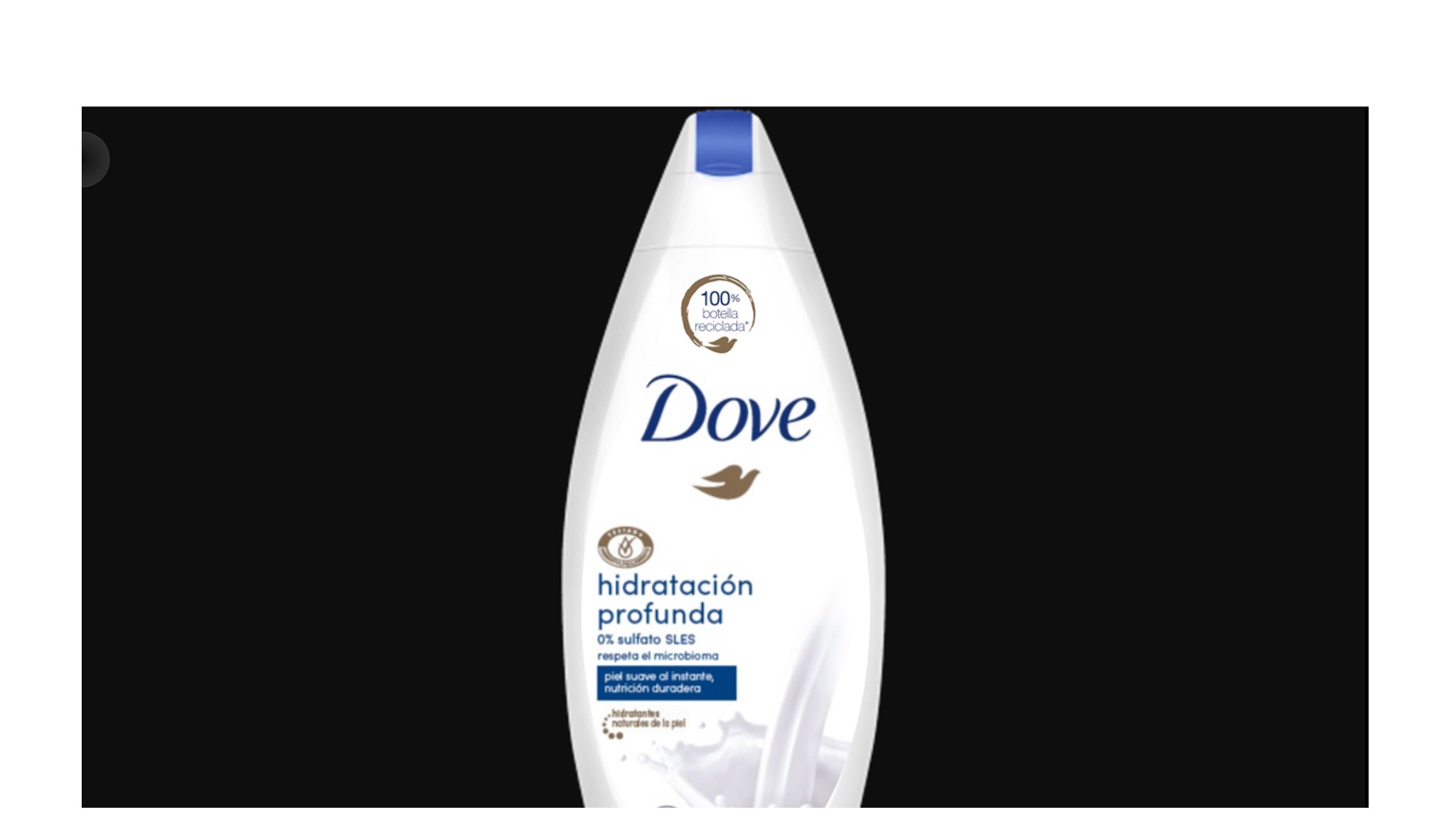 botella, plastico reciclado, dove, unilever, programapublicidad,