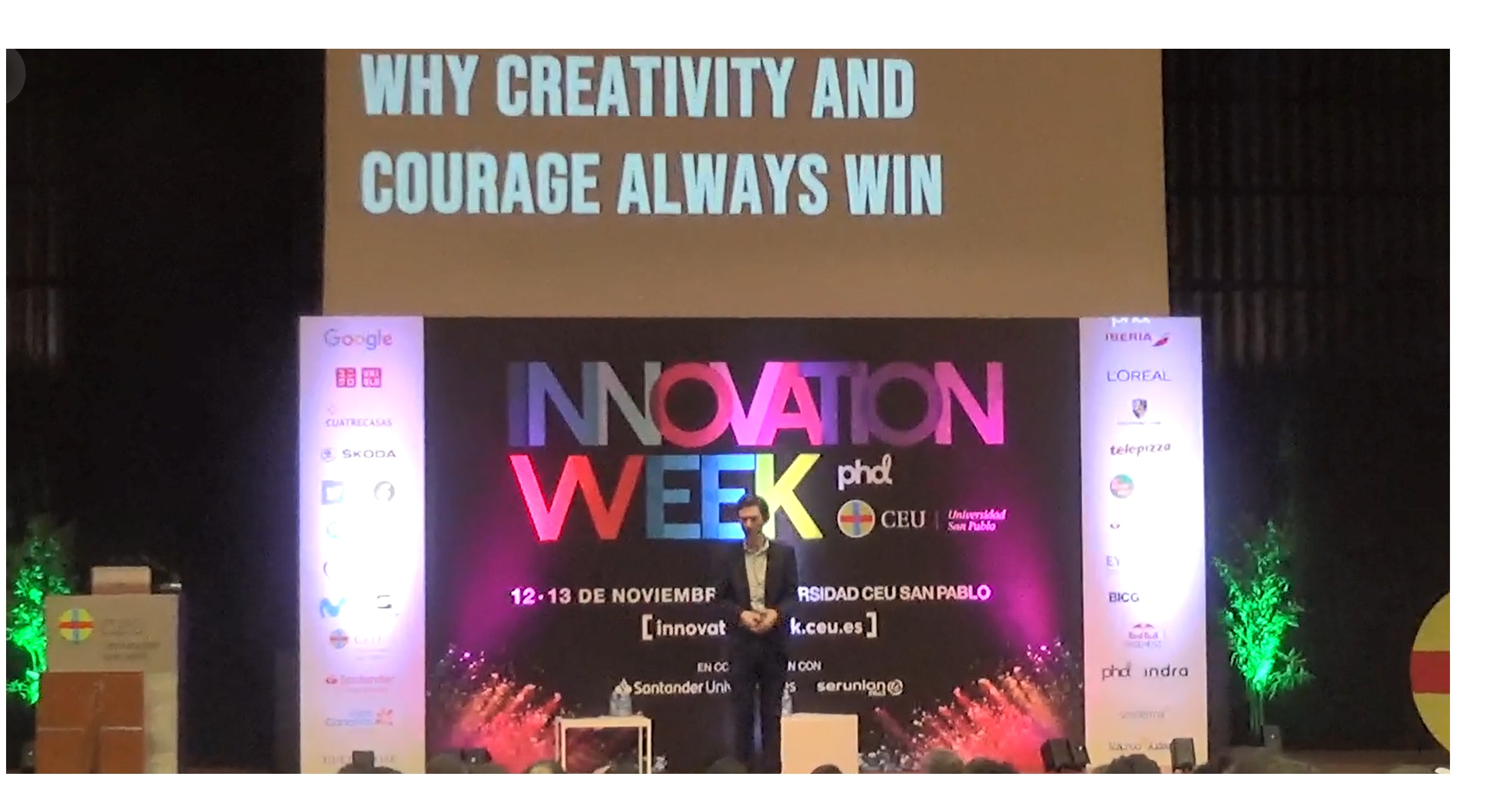 Malcolm Devoy, Director Estrategia , PHD EMEA, sobre , Purposeful Innovation, Why Creativity and Courage , Always Win , INNOVATION WEEK, programapublicidad