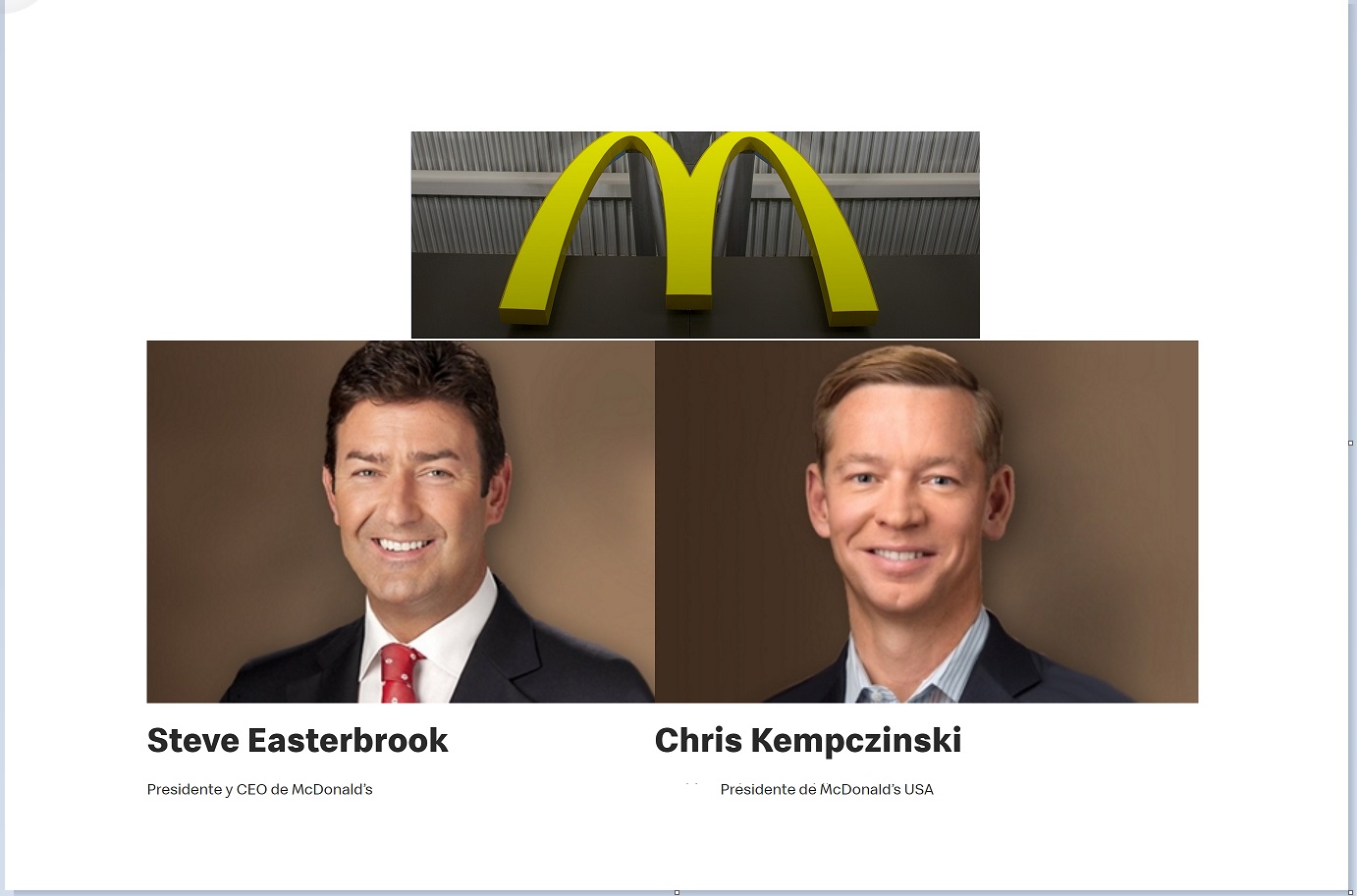 McDonalds, , Easterbrook , reemplazado , presidente ,CEO ,Chris Kempczinski, , programapublicidad,