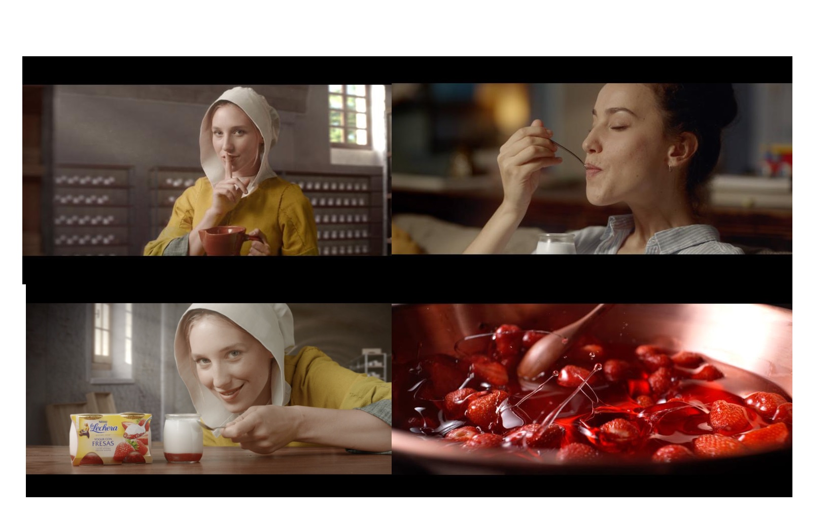 ogilvy, bodegon, Anuncio Reposo,muchacha, La Lechera, programapublicidad