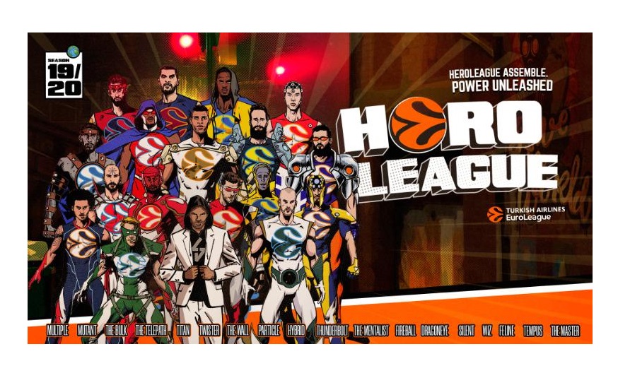 Euroleague, Heroleague, Illustration, Poster, turkish, programapublicidad