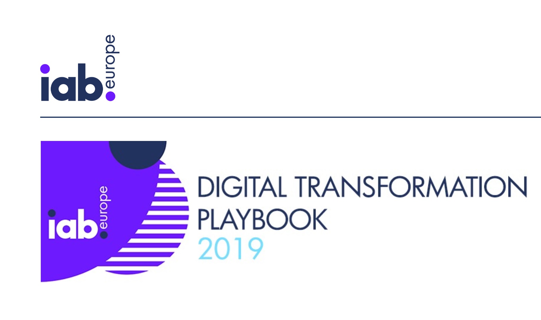 IAB Europe ,Digital Transformation ,Playbook 2019, programapublicidad