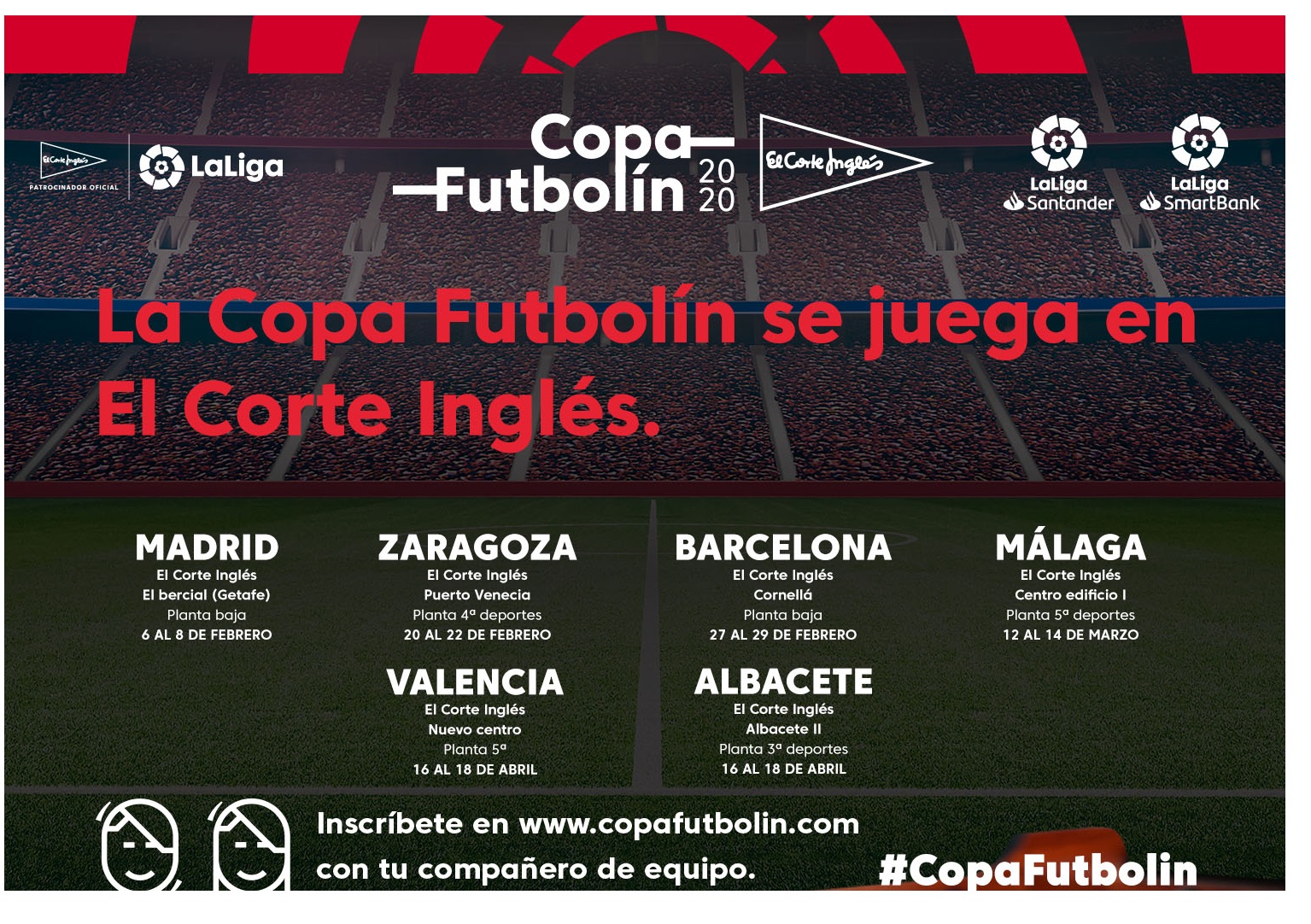 copa, futbolin, corte ingles, programapublicidad