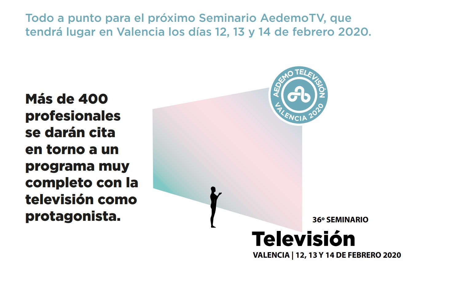 cartel, aedemoTV, 2020, programapublicidad