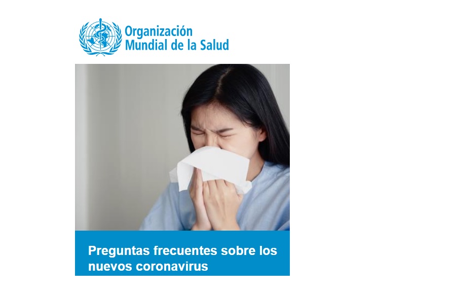 OMS , coronavirus, programapublicidad