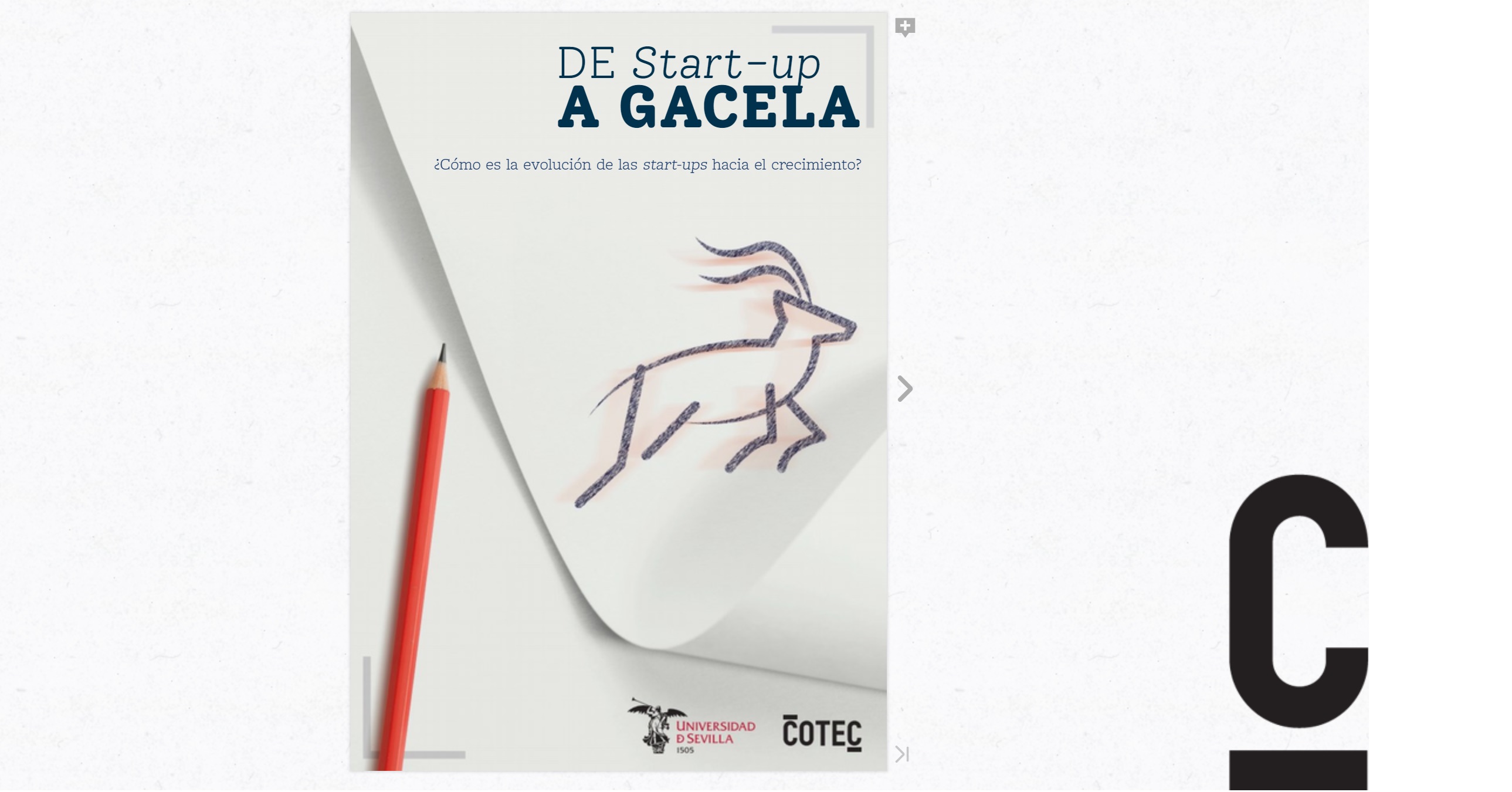 informe ,start-up a gacela, Cotec, programapublicidad