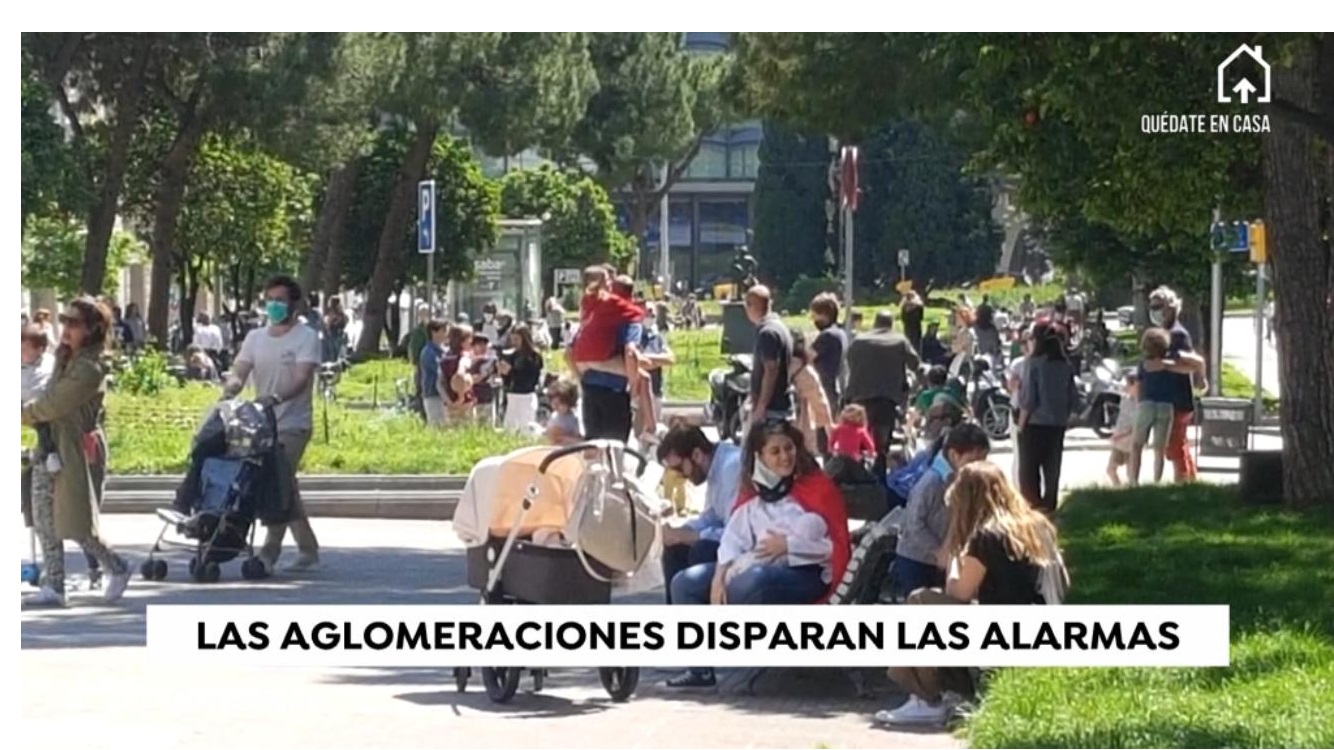 aglomeraciones, padres,parques, niños, comportamiento, padres, desconfinamiento, programapublicidad