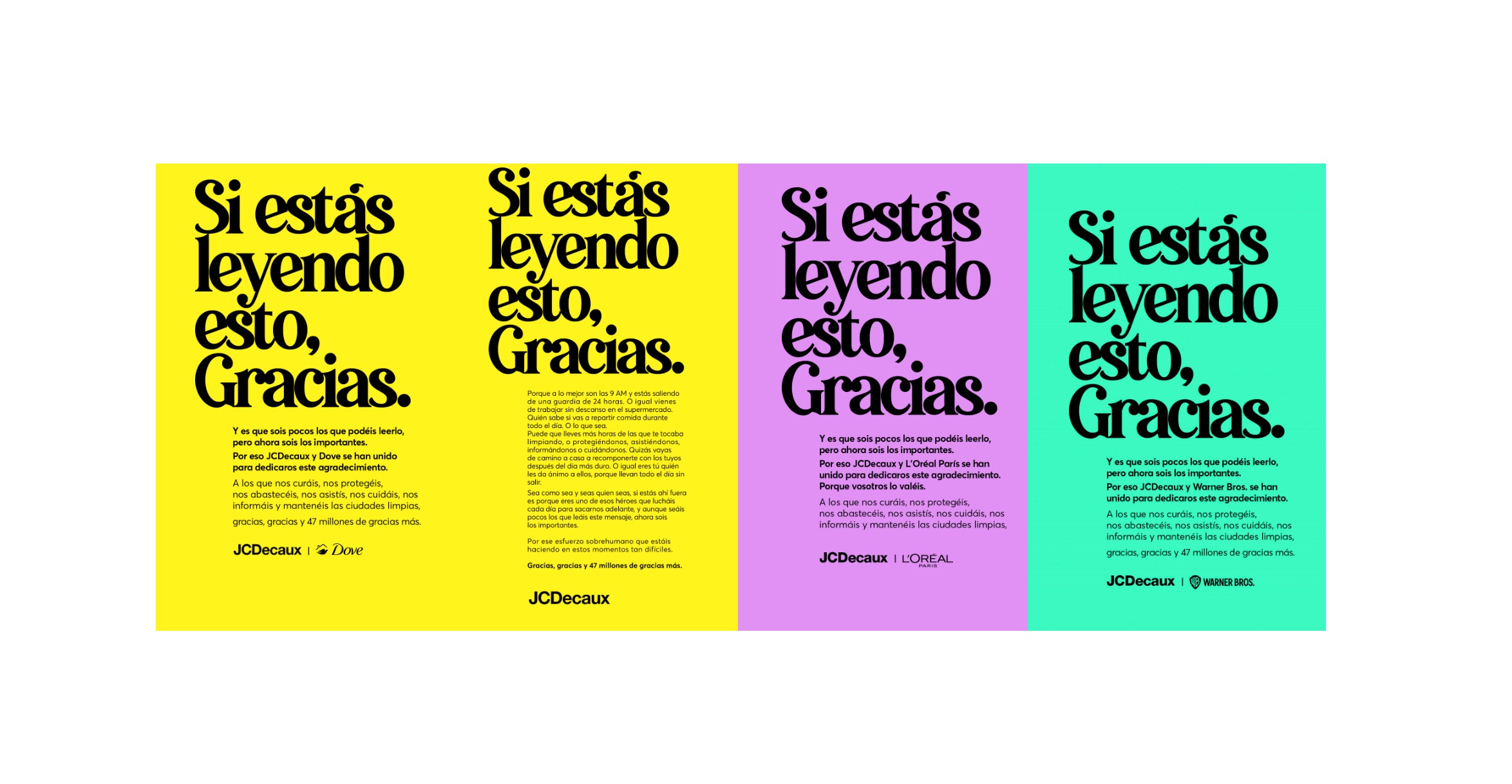 tbwa, jcdecaux, gracias, exterior, programapublicidad