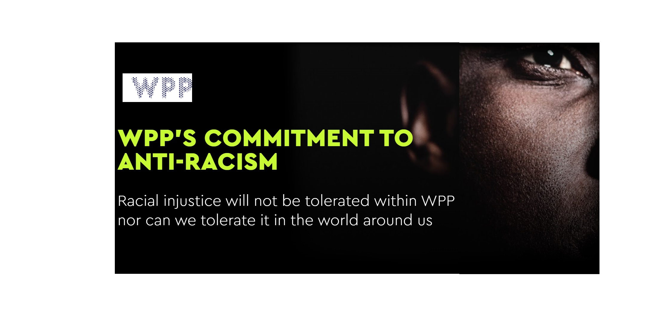 WPP, announced ,commitments , actions , help , combat , racial,programapublicidad