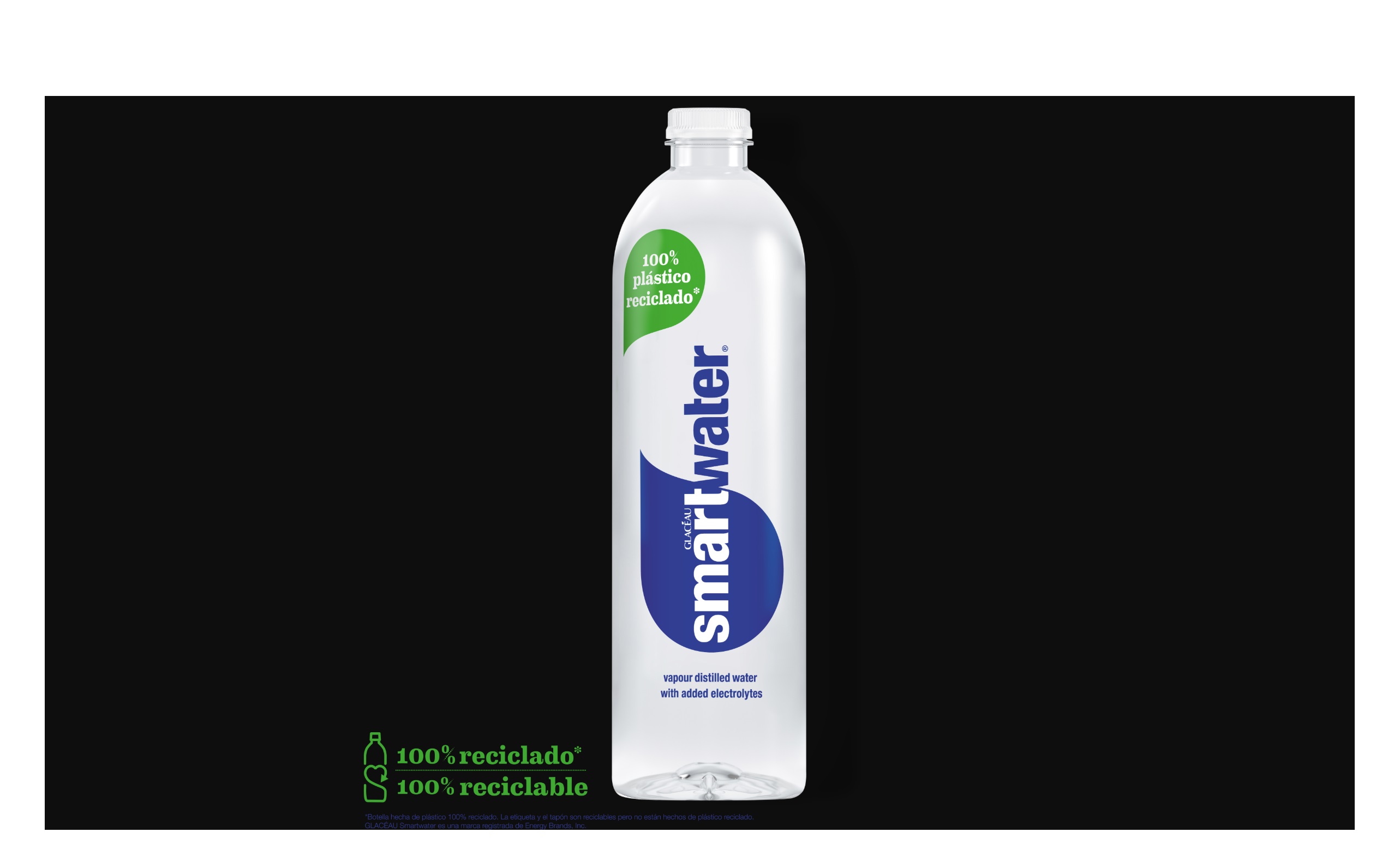 botella, smartwater, 100% reciclable, coca-cola, programapublicidad