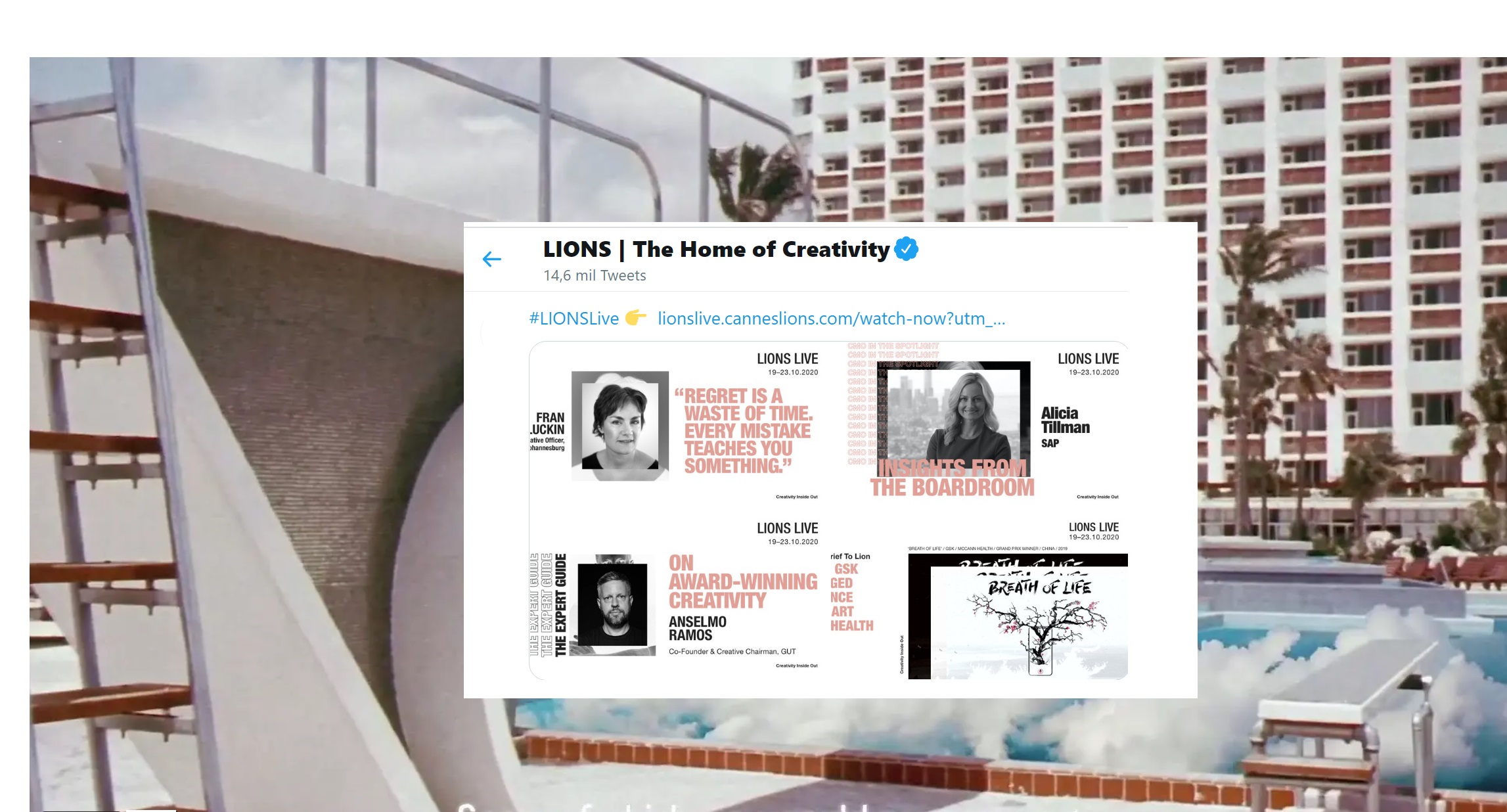 lions, home of creativity, canneslions, lions live, 19-23 oct, programapublicidad