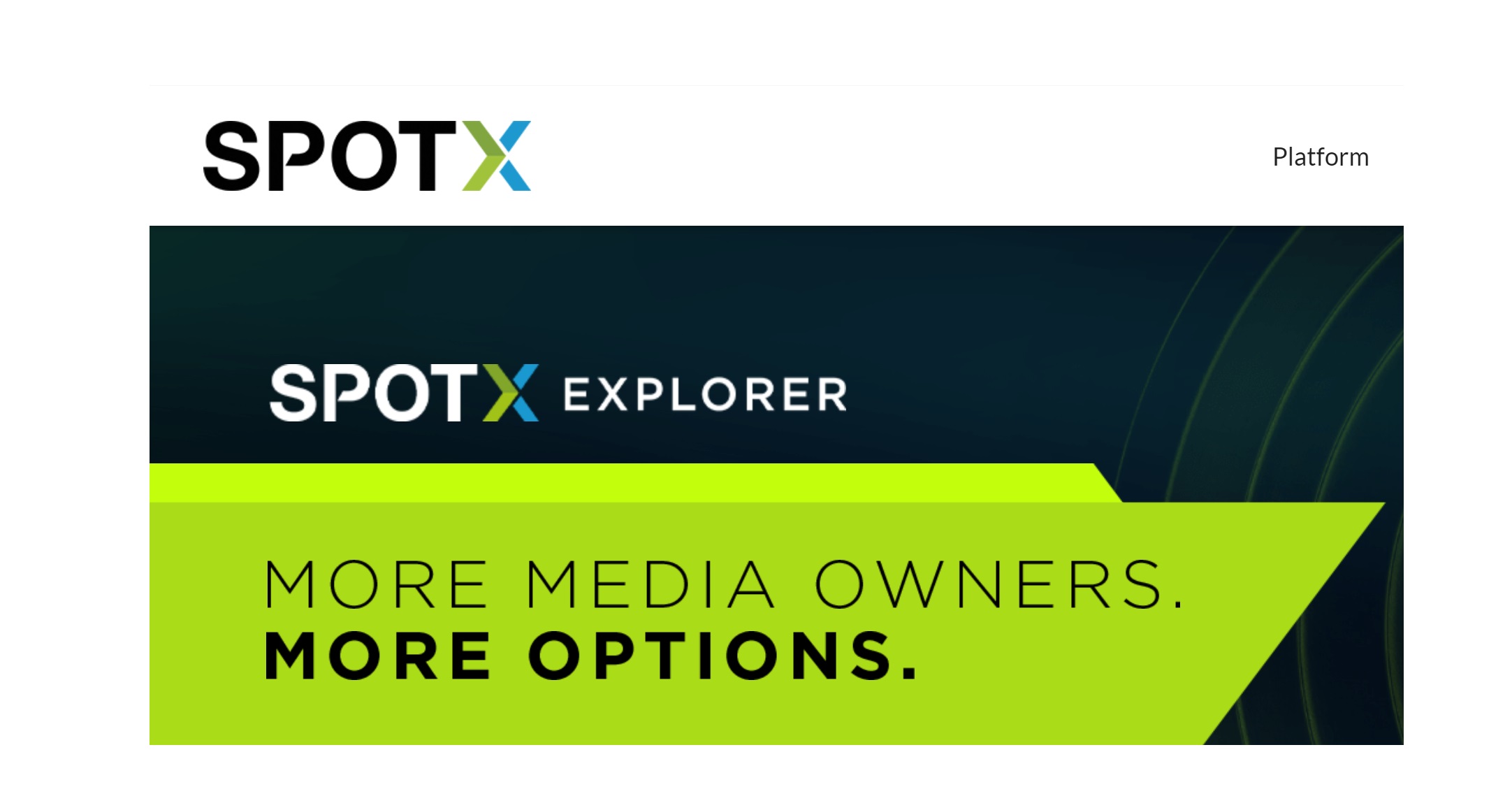 spotX, platform, programapublicidad