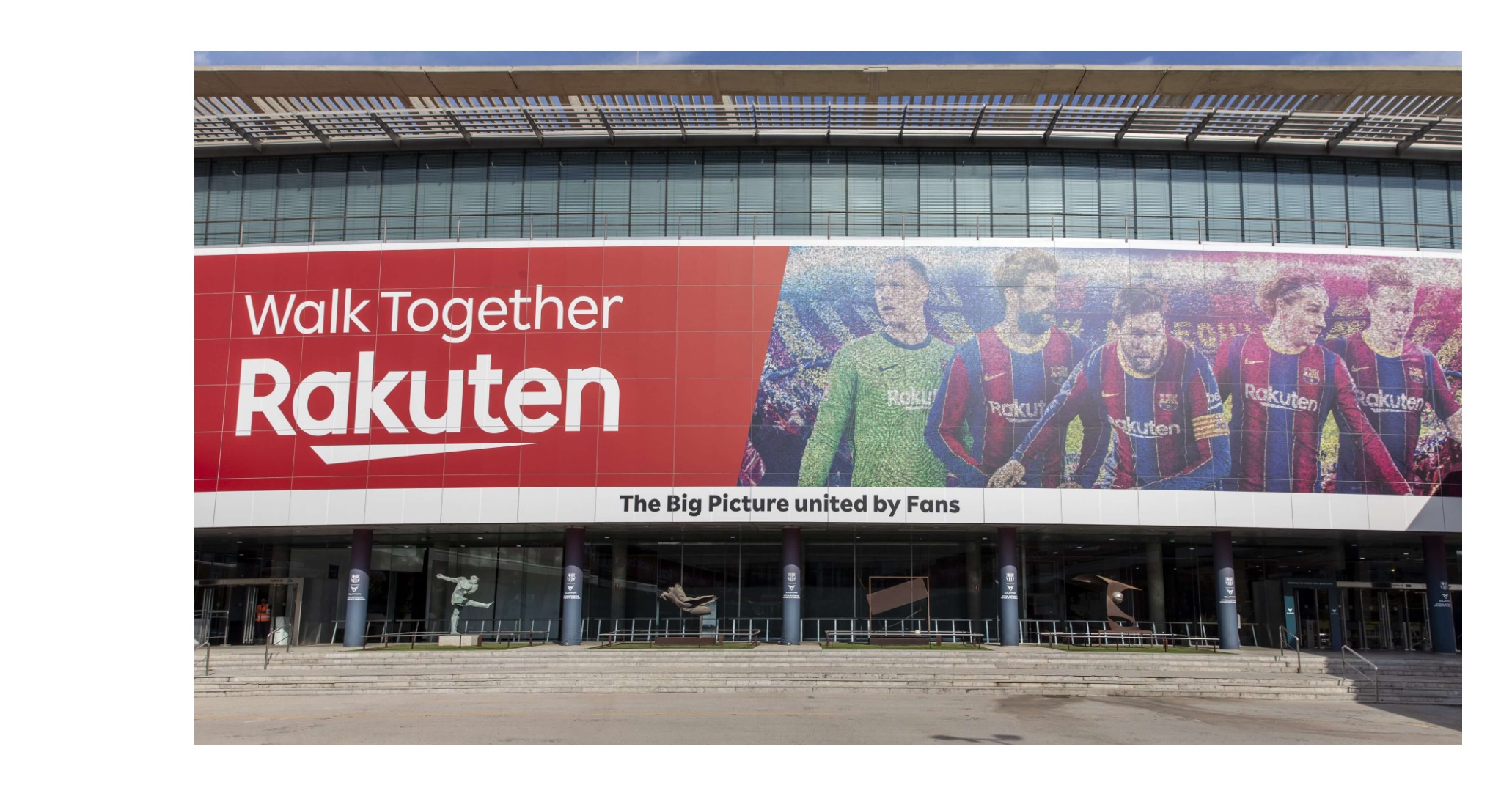 walk together, rakuten, barcelona,. cf, programapublicidad