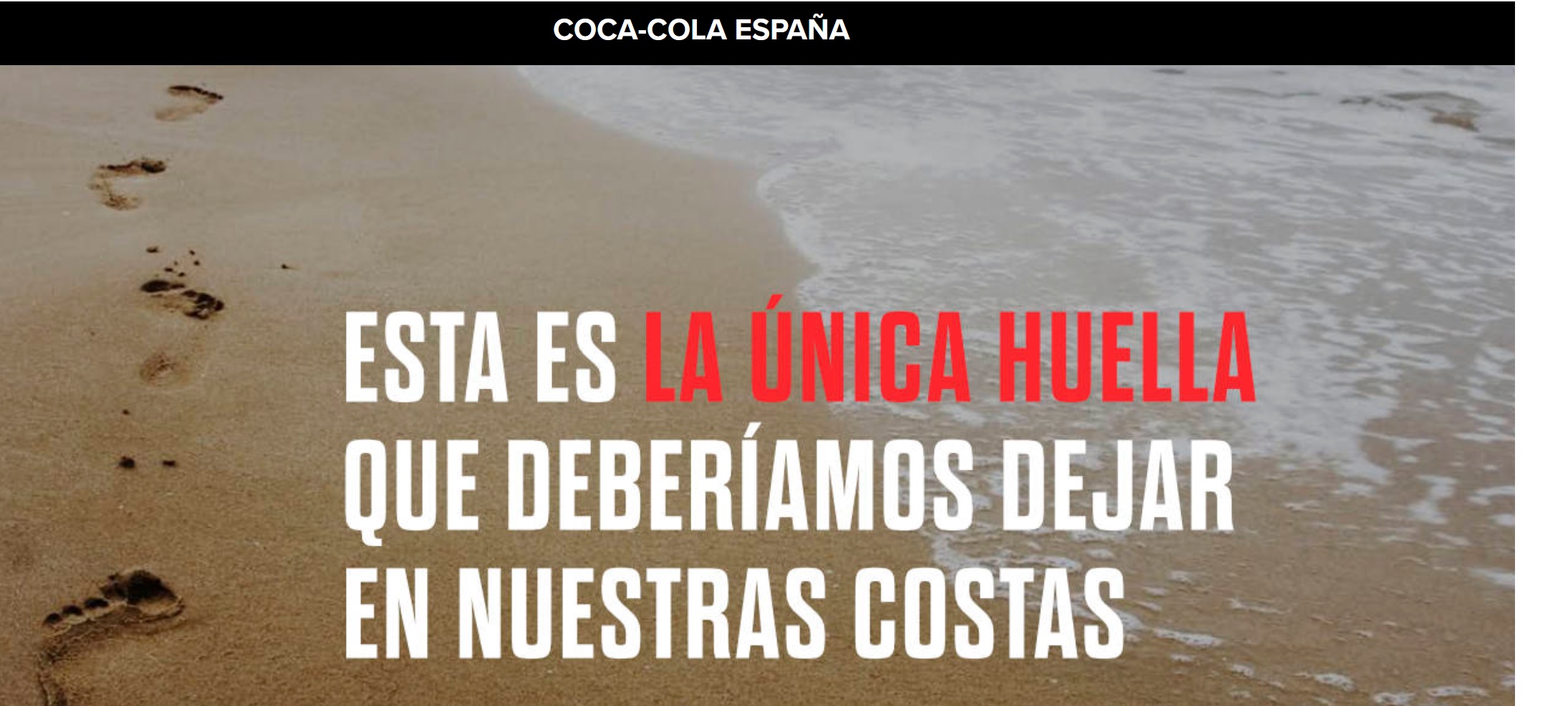 coca-cola, plasticos, mar, huellas, mares circulares, programapublicidad