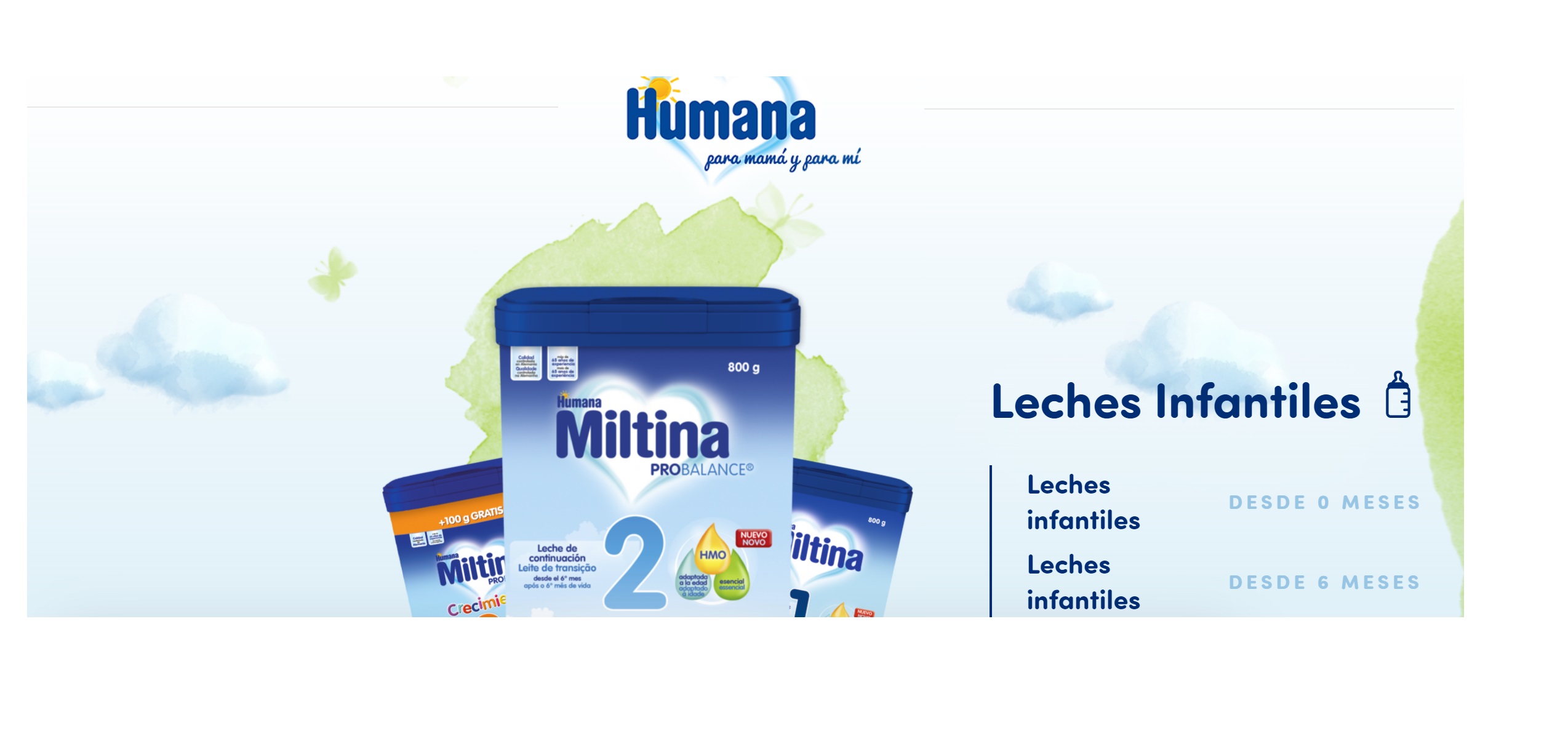 humana, leches infantiles, programapublicidad