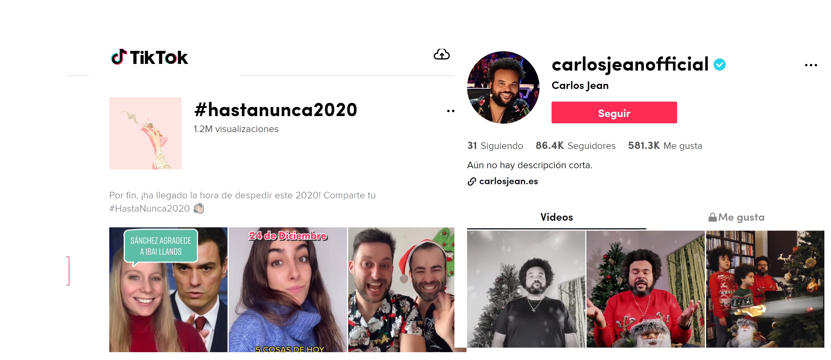 preuvas,carlos jeans, igartiburu, tiktok, programapublicidad