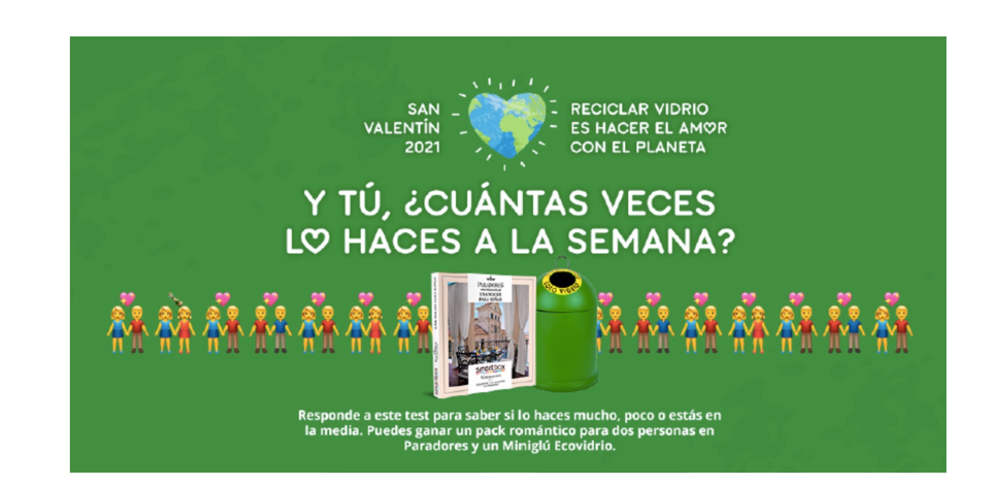 campaña ,San Valentín , Grupo INRED ,Ecovidrio, programapublicidad