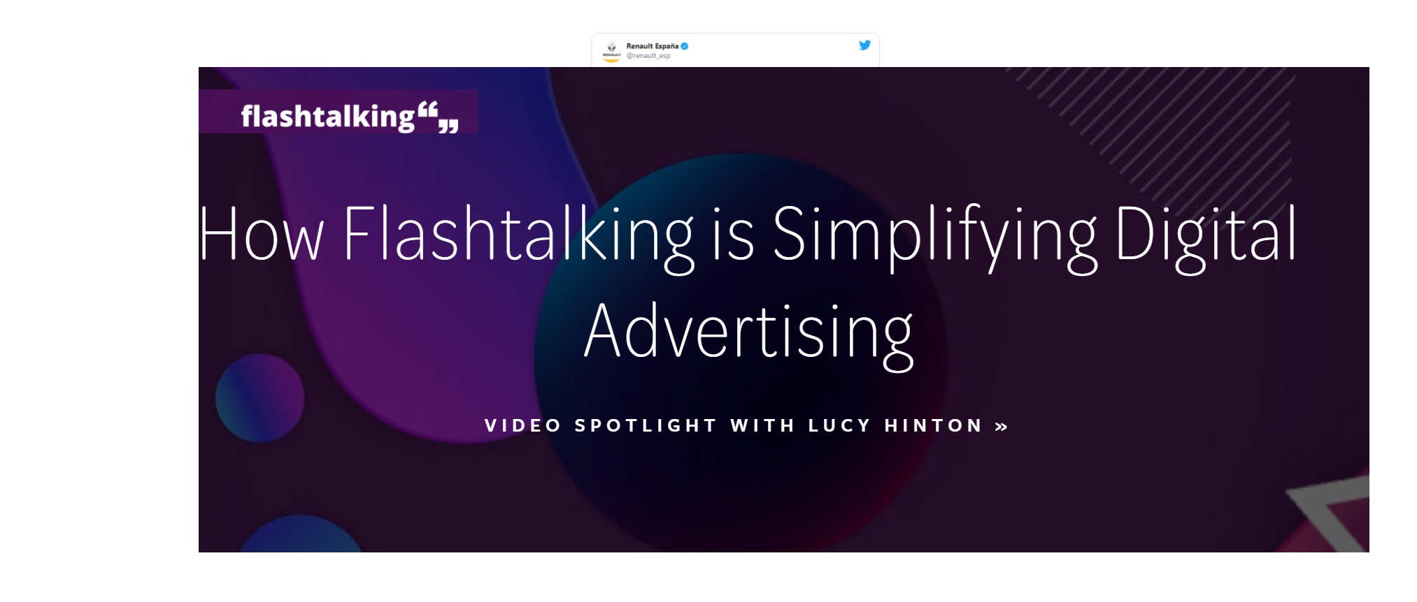 flashtalking, No medirmos ,bien ,eficacia ,creativa ,programapublicidad