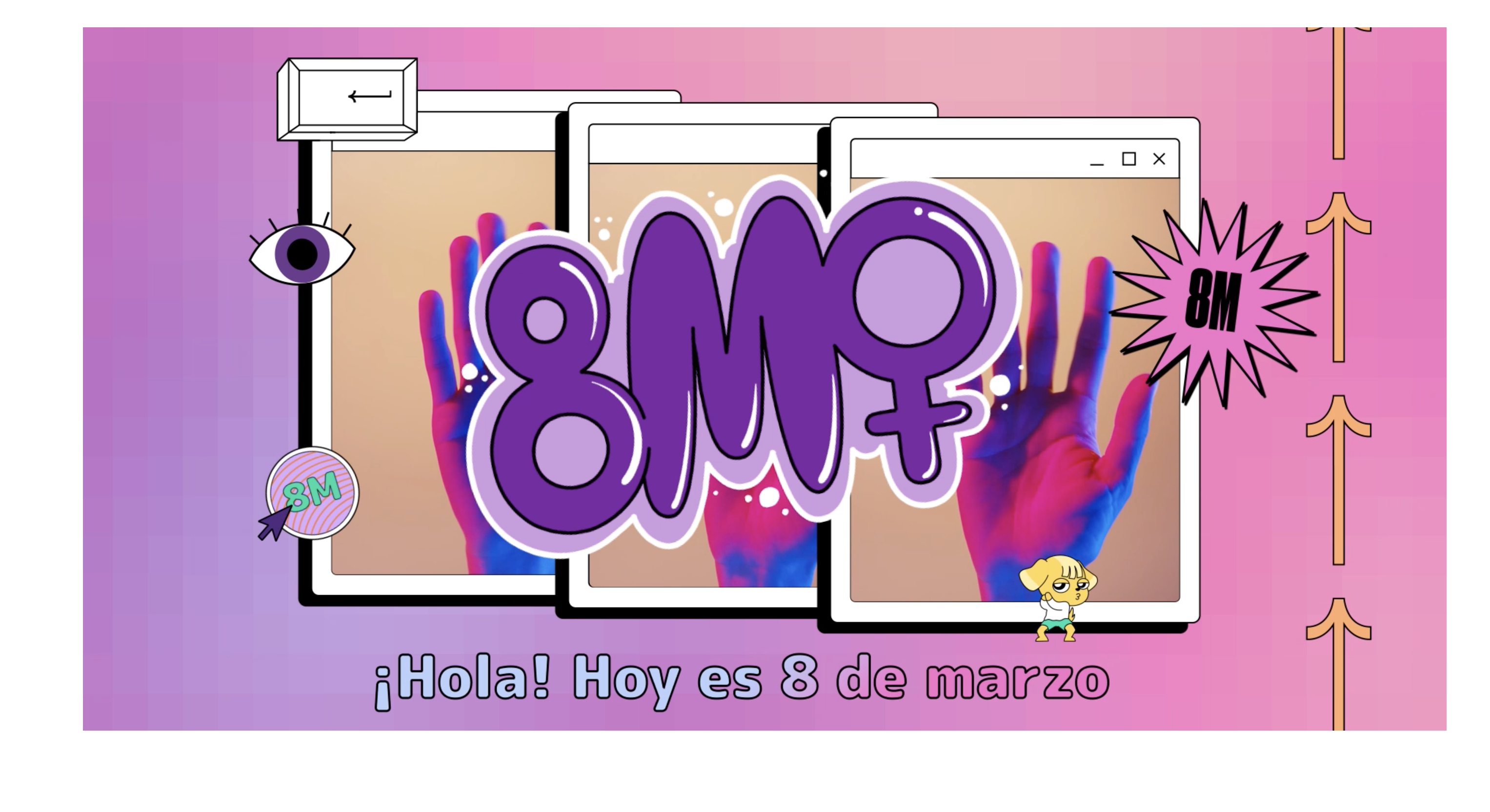 La campaña #8MTodoElAño que Correos ha lanzado este 8 de marzo en redes sociales, propone una reflexión frente al “purple washing”