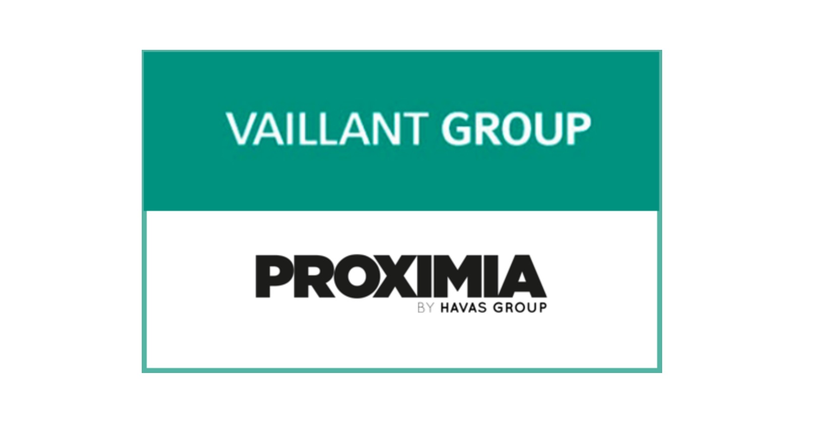 PROXIMIA HAVAS .AGENCIA DE MEDIOS,Vaillant Group , logos, saunier,programapublicidad