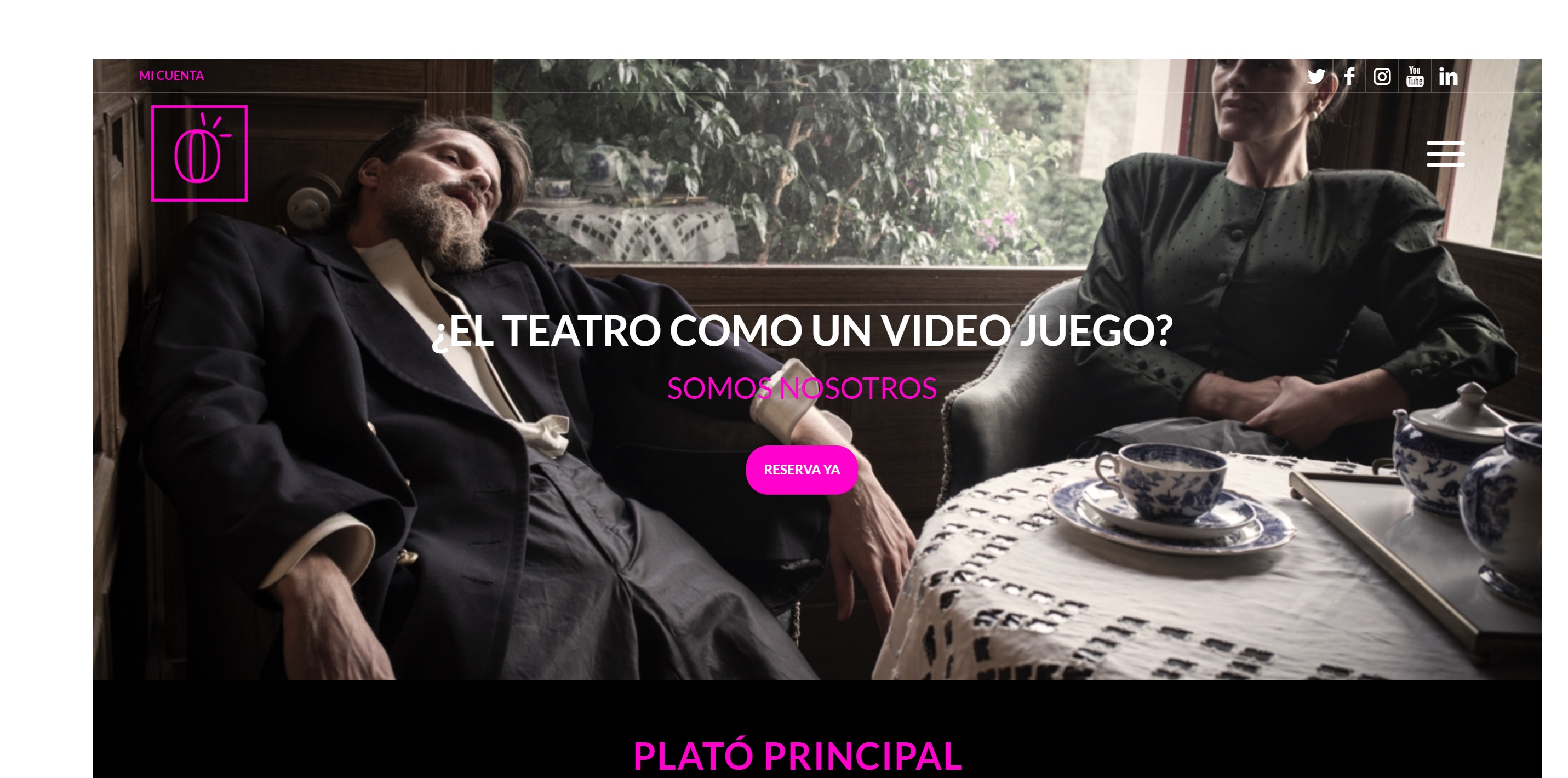 Plató Principal, plataforma ,española ,funcionalidades ,videojuego ,teatro en directo ,programapublicidad