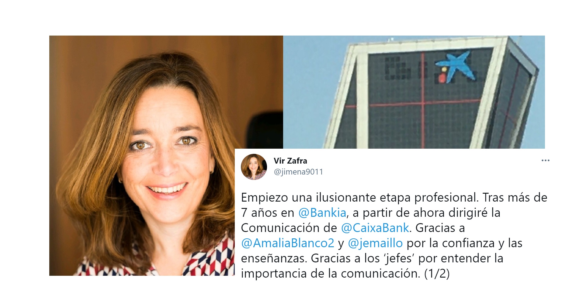 Virginia Zafra de Llera ,dircom ,CaixaBank ,twitter, programapublicidad