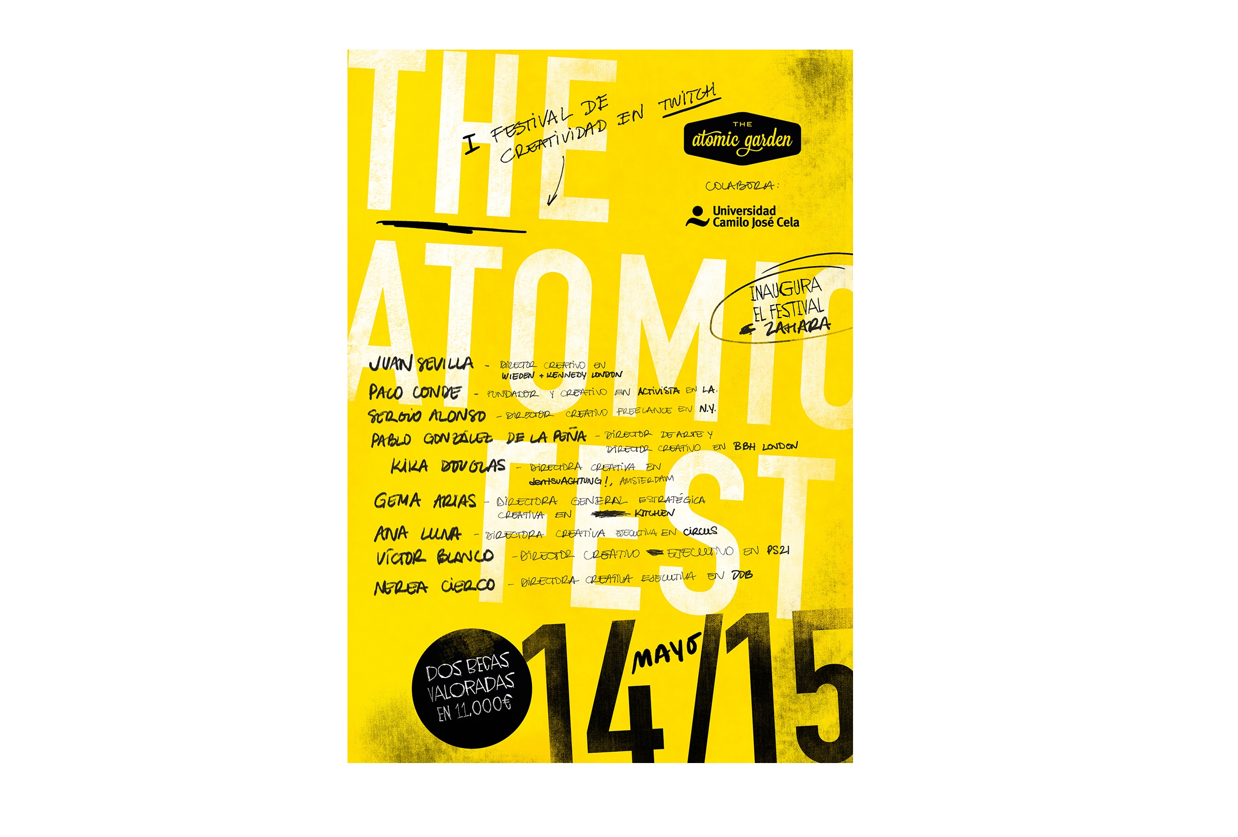 THE ATOMIC FEST , atomic garden, madrid, programapublicidad