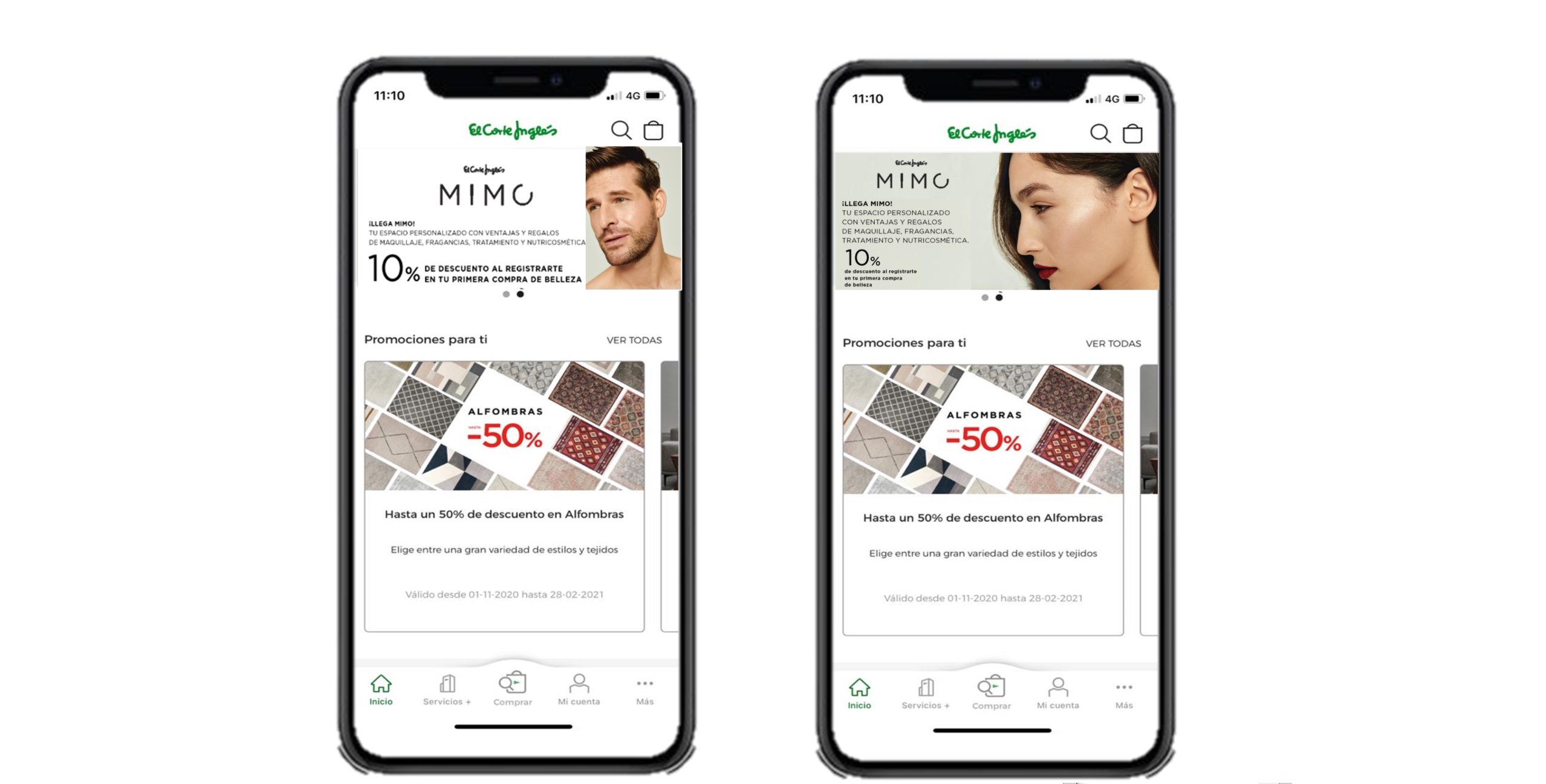 El Corte Inglés ,mundo , cosmética , MIMO, plan , fidelización personalizado ,mujer, hombre, móvil,m app, programapublicidad