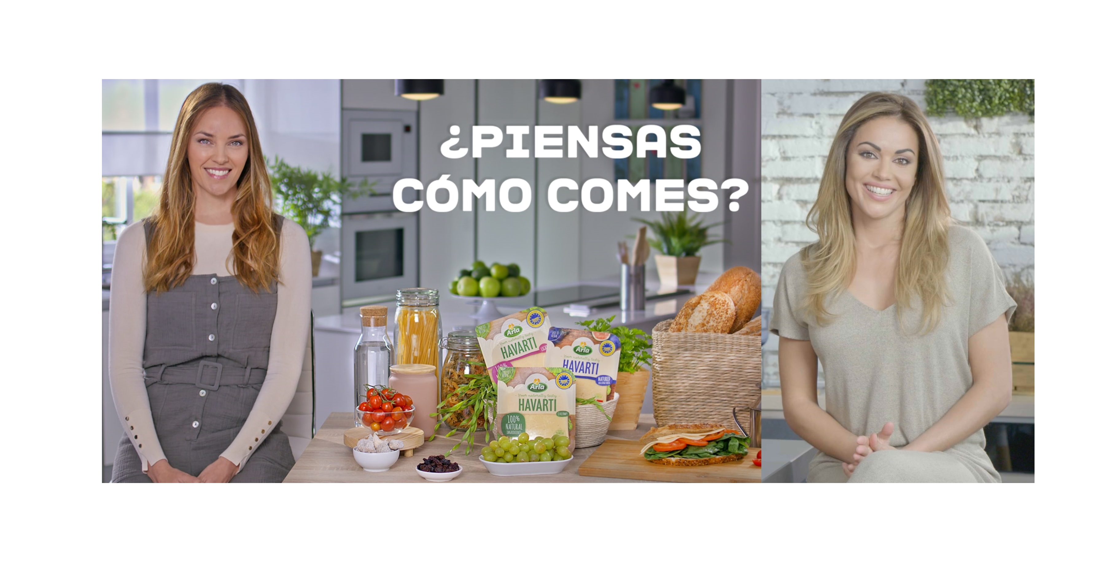 Lara Álvarez , Helen Lindes , campaña ,alimentación consciente , Arla, programapublicidad