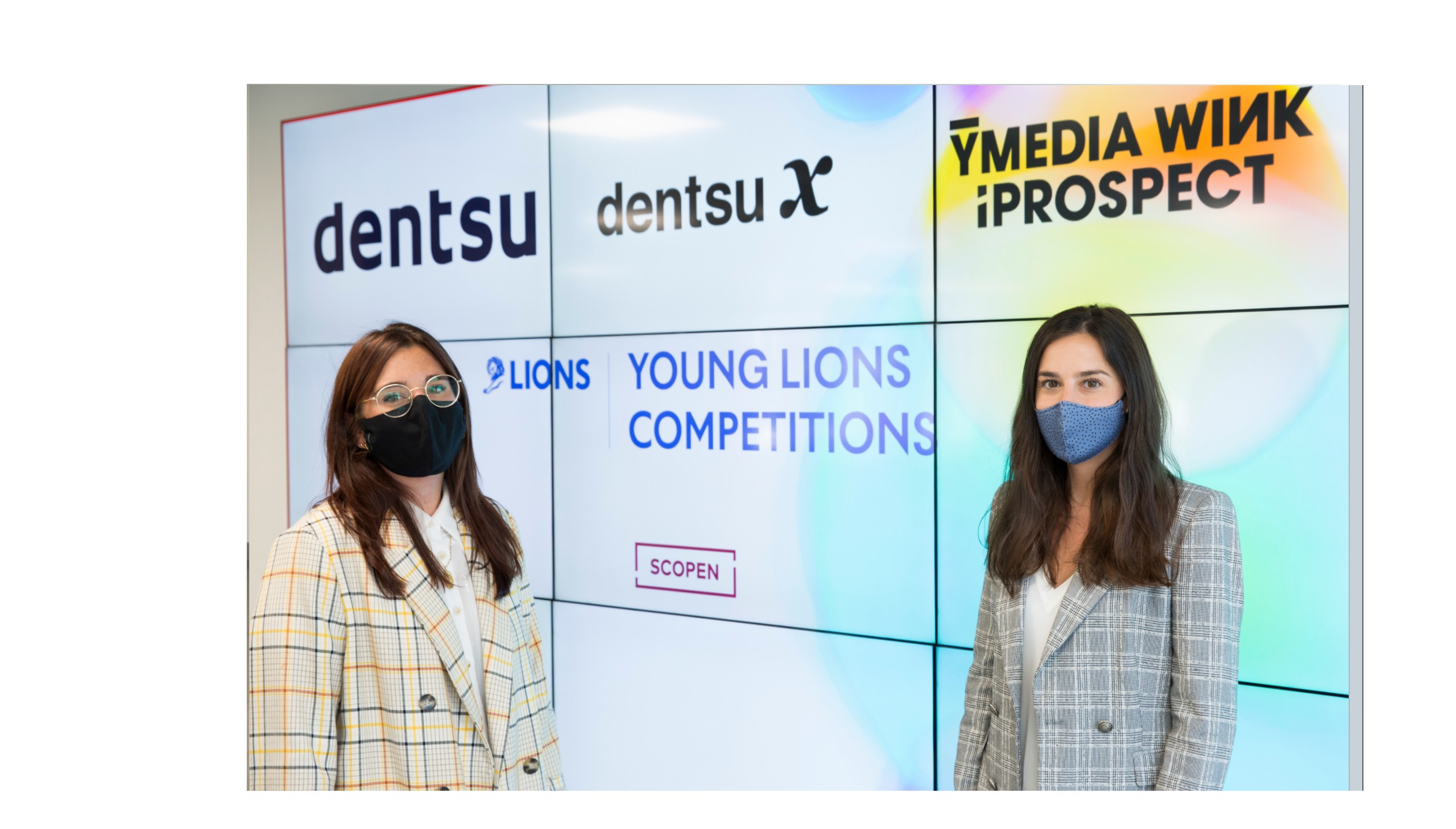 dentsu X, Ymedia Wink , SCOPEN ,pareja , ganadoras, Young Lions Marketers 2020-2021, dentsu X ,Ymedia Wink, Carlota Gil ,Isabel Vázquez, programapublicidad