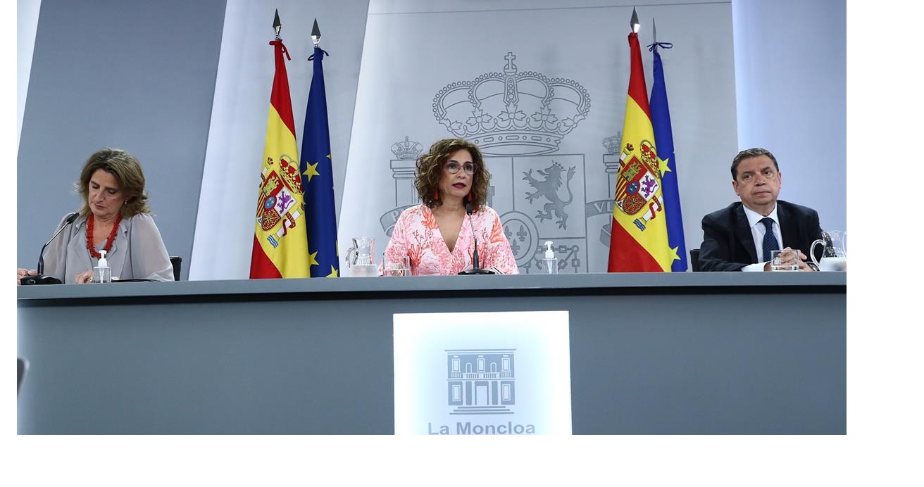 Consejo de Ministros, María Jesús Montero, Teresa Ribera, Luis Planas, 1 junio, 2021, programapublicidad
