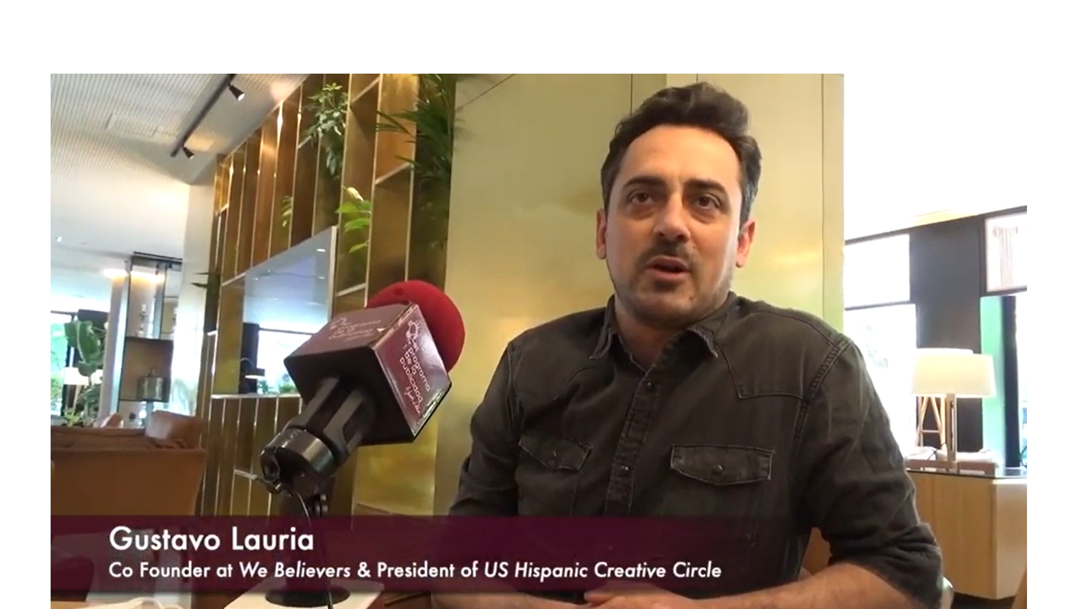 Entrevista ,Gustavo Lauria ,Co-founder ,We Believers, , El Sol 2021, programapublicidad